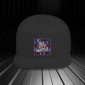 ACHCAP3 Urban Flat Bill Snapback Hat, Street Style Cap, Casual Headwear, Gift for Anyone, Trendy Accessories, Unisex Baseball Hat