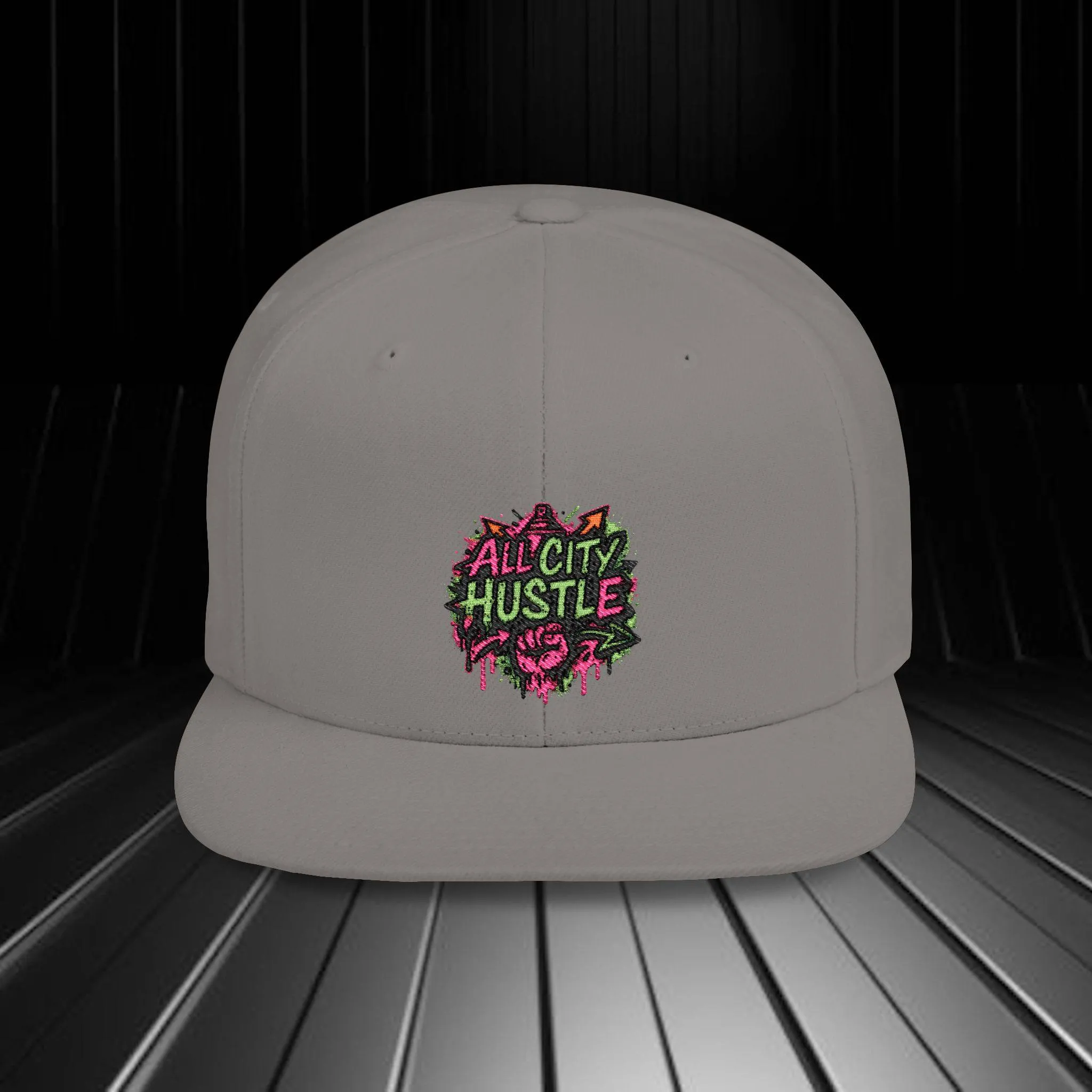 ACHCAP4 Urban Flat Bill Snapback Hat, Street Style Cap, Casual Headwear, Gift for Anyone, Trendy Accessories, Unisex Baseball Hat - Image 7