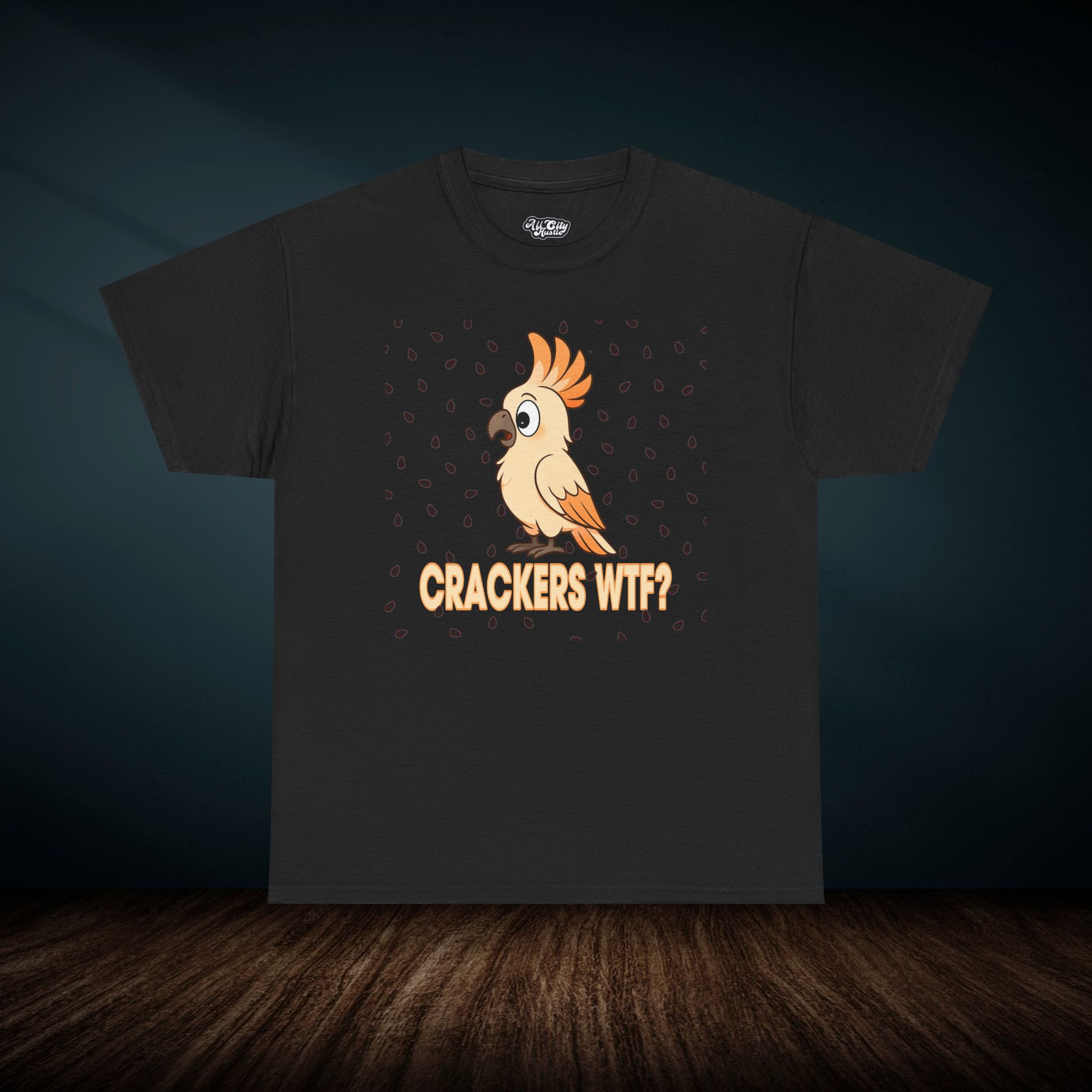 ANIMAL41 Cute Bird Humor Tee, Funny Bird Shirt, Unisex Cotton T-Shirt, Animal Lover Gift, Pet Themed Apparel, Gift for Bird Parents - Image 4