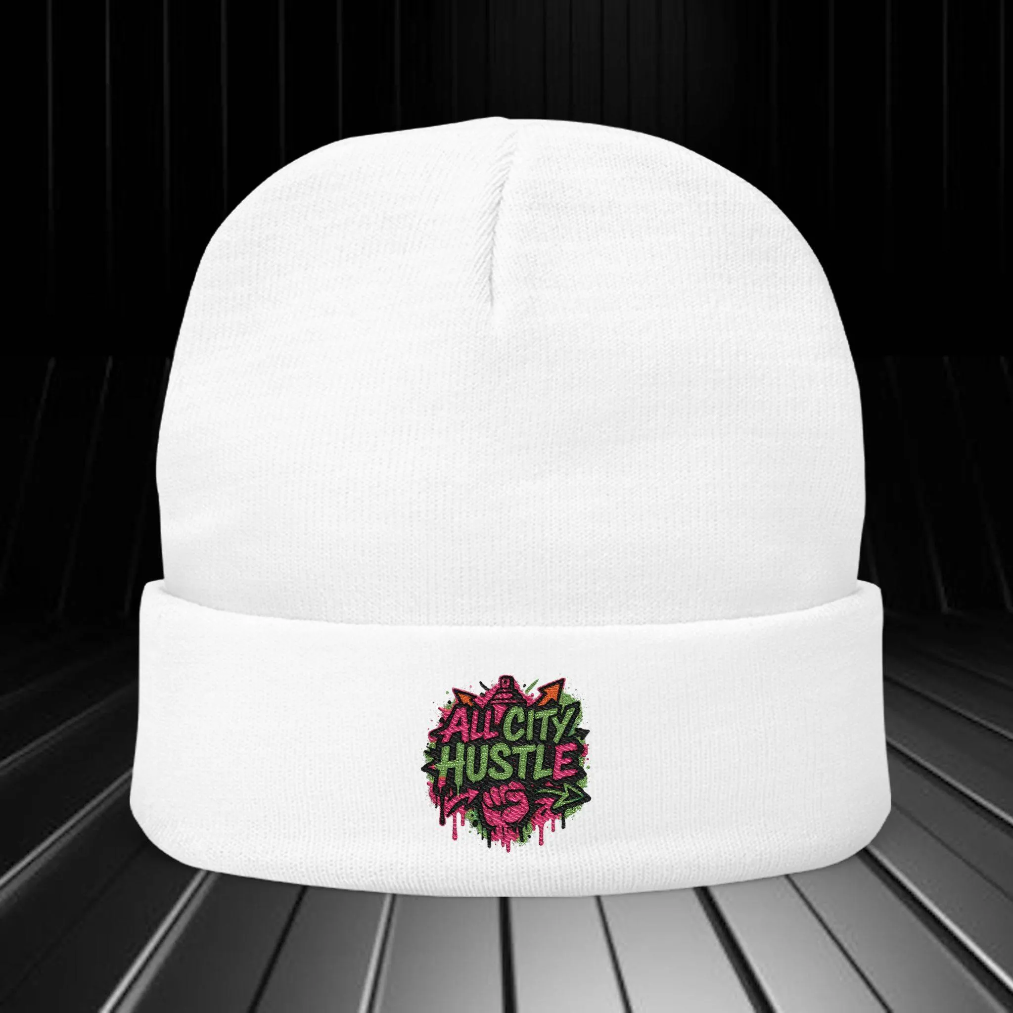 ACHBEANIE4 Embroidered Beanie - Stylish Gift, Headwear for Everyone, Fashion Beanie for Adventures, Perfect for All Occasions