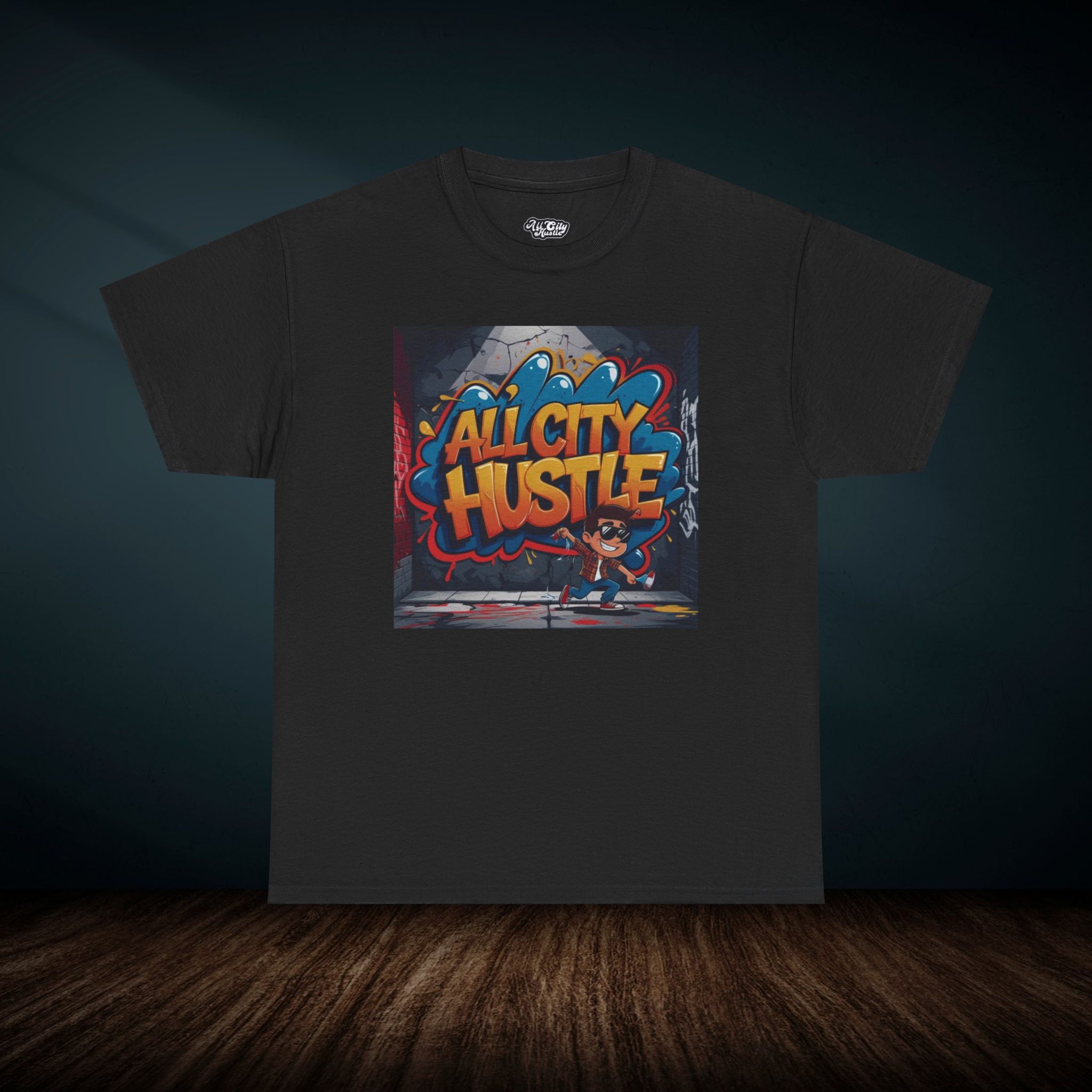 ACH5 Retro Urban Hustle T-Shirt, Unisex Graphic Tee, Casual Streetwear, Gift for Creatives, Everyday Wear, All City Hustle - Image 3