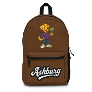 ASHBURGBP1 BROWN Urban Hustle Backpack - School Book Bag, Stylish Daypack, Trendy Carry All Bag, Gym Bag for On The Go