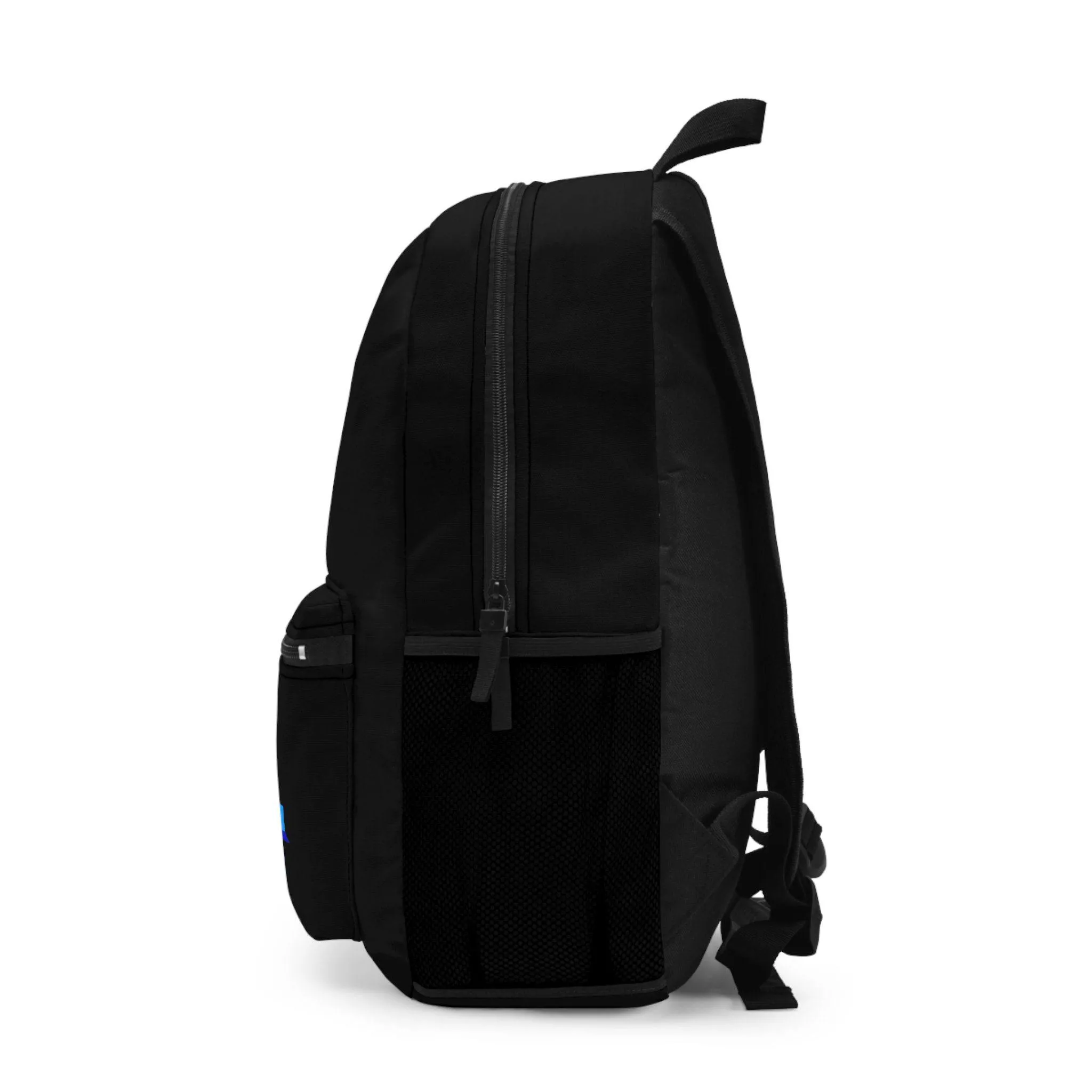 ACHBP5 BLACK Urban Hustle Backpack - School Book Bag, Stylish Daypack, Trendy Carry All Bag, Gym Bag for On The Go - Image 3