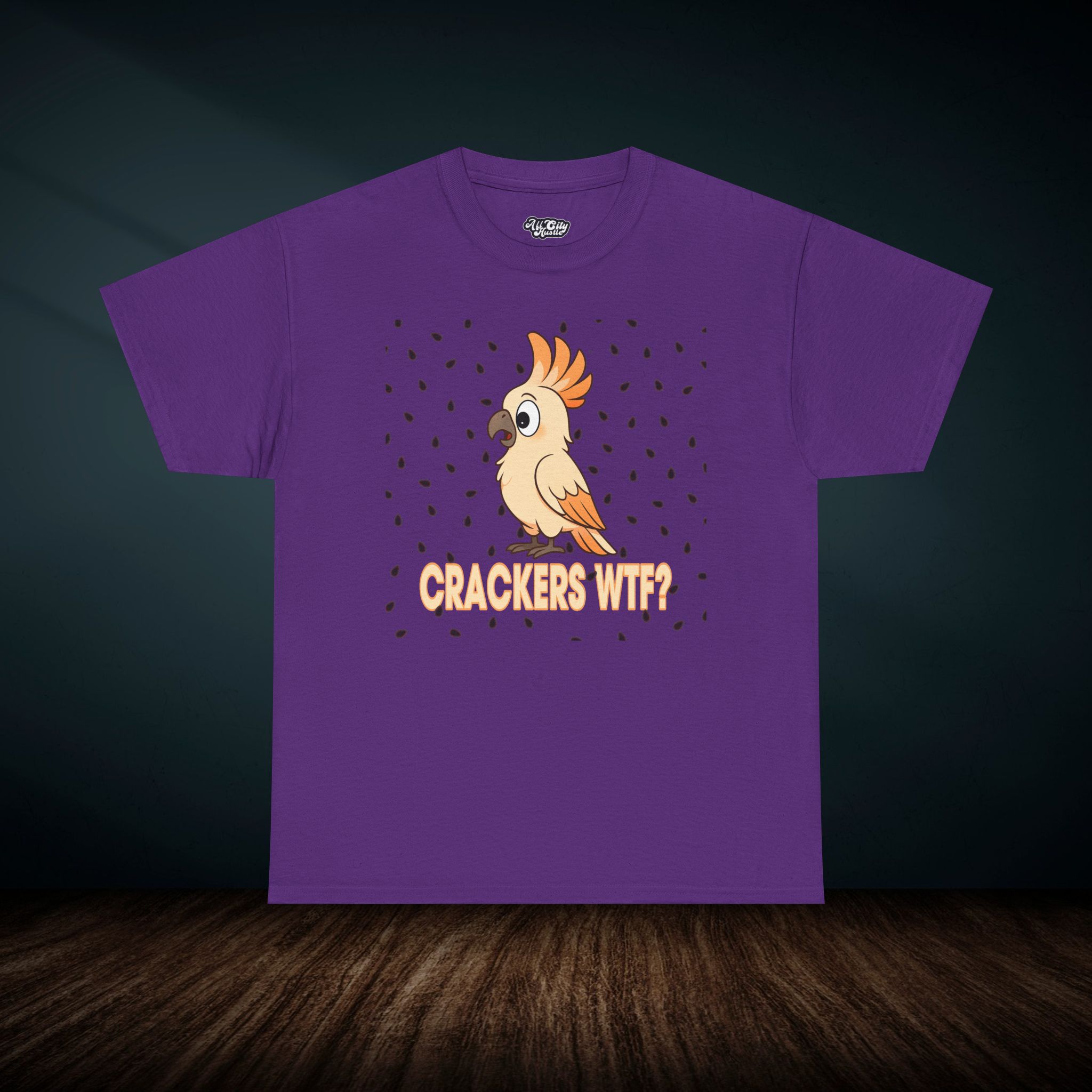 ANIMAL41 Cute Bird Humor Tee, Funny Bird Shirt, Unisex Cotton T-Shirt, Animal Lover Gift, Pet Themed Apparel, Gift for Bird Parents - Image 3