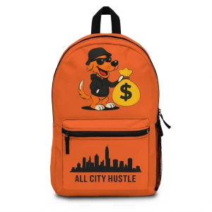 ACHBP2 ORANGE Urban Hustle Backpack - School Book Bag, Stylish Daypack, Trendy Carry All Bag, Gym Bag for On The Go