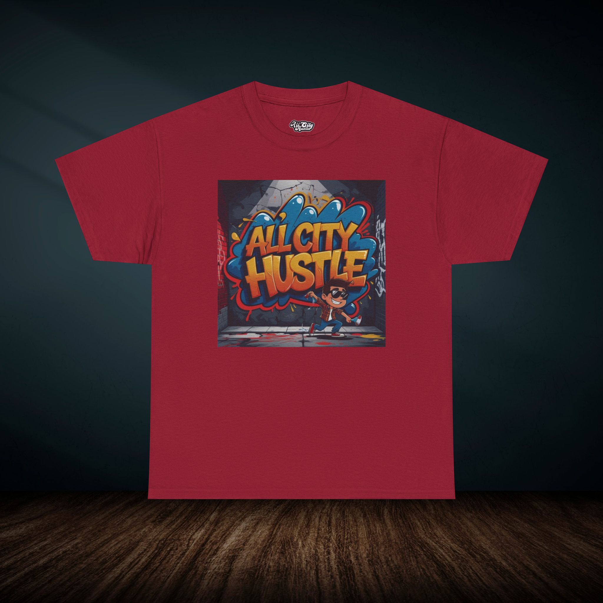 ACH5 Retro Urban Hustle T-Shirt, Unisex Graphic Tee, Casual Streetwear, Gift for Creatives, Everyday Wear, All City Hustle - Image 2