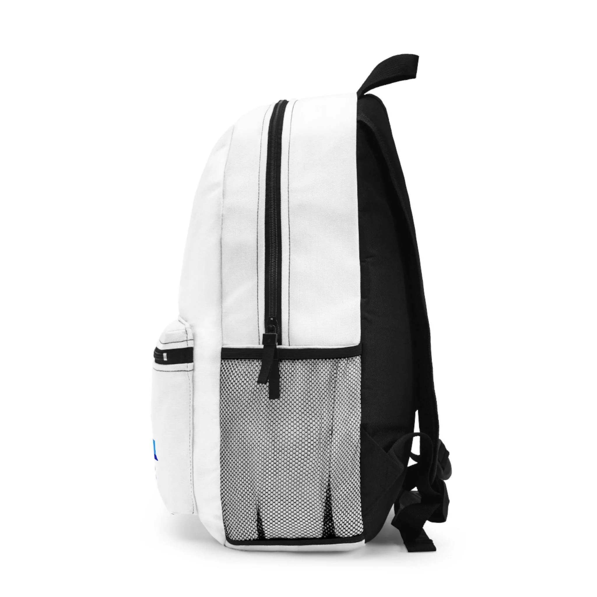 ACHBP5 WHITE Urban Hustle Backpack - School Book Bag, Stylish Daypack, Trendy Carry All Bag, Gym Bag for On The Go - Image 3