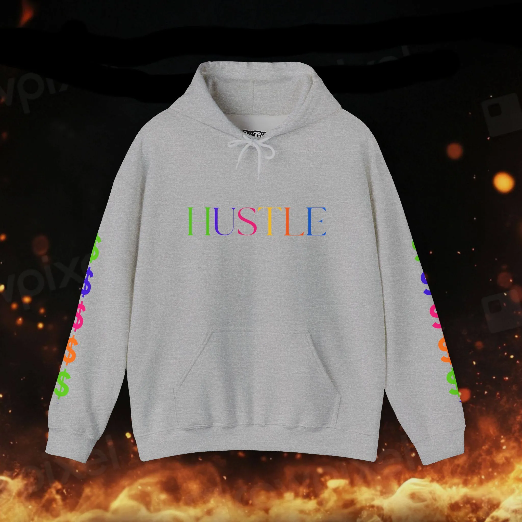 ACH-HOODIE5 Unisex Heavy Blend Hoodie, Comfortable Daily Wear, Street Style Sweatshirt, Perfect for Gifting, Casual Outfits, Fresh Street Drip - Image 9