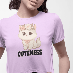 ANIMAL33 Cute Cat Humor Tee, Funny Cat Shirt, Unisex Cotton T-Shirt, Animal Lover Gift, Pet Themed Apparel, Gift for Cat Parents