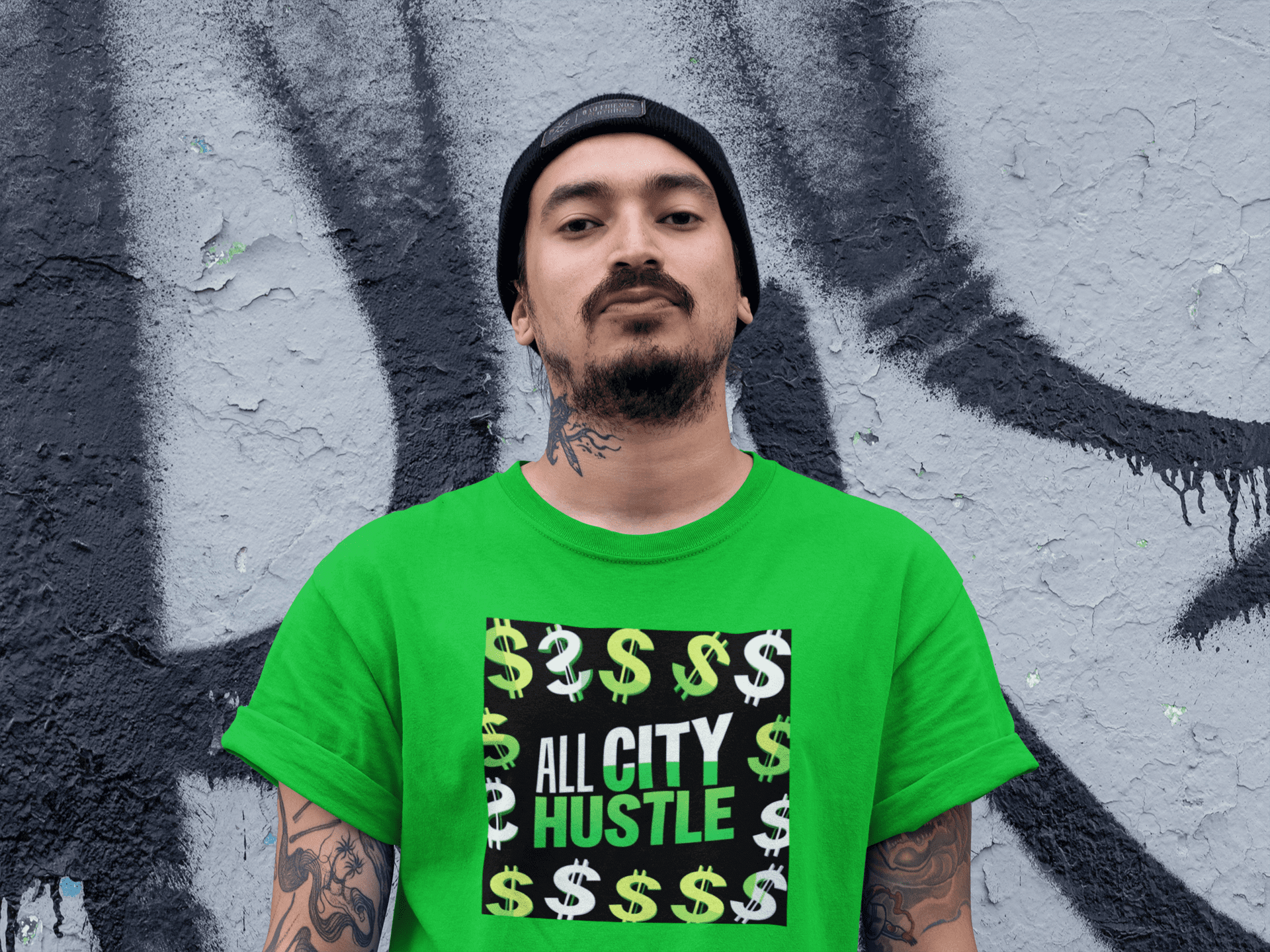 ACH29 Retro Urban Hustle T-Shirt, Unisex Graphic Tee, Casual Streetwear, Gift for Creatives, Everyday Wear, All City Hustle