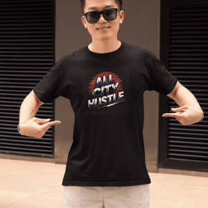 ACH35 Retro Urban Hustle T-Shirt, Unisex Graphic Tee, Casual Streetwear, Gift for Creatives, Everyday Wear, All City Hustle