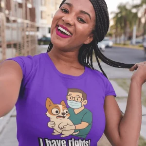 ANIMAL39 Cute Dog Humor Tee, Funny Dog Shirt, Unisex Cotton T-Shirt, Animal Lover Gift, Pet Themed Apparel, Gift for Dog Parents