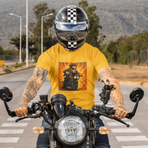 BIKER8 Motorcycle Riders Unisex Tee, Graphic T-Shirt, Casual Shirt, Gift for Bikers, Vintage Style Tee, Everyday Wear