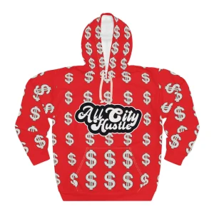 ACHEXTRA-HOODIE2 RED Vibrant Street Hoodie, Unisex Pullover, Streetwear, Drip Fashion, Casual Wear, Everyday Fit, Gift for the Real Ones