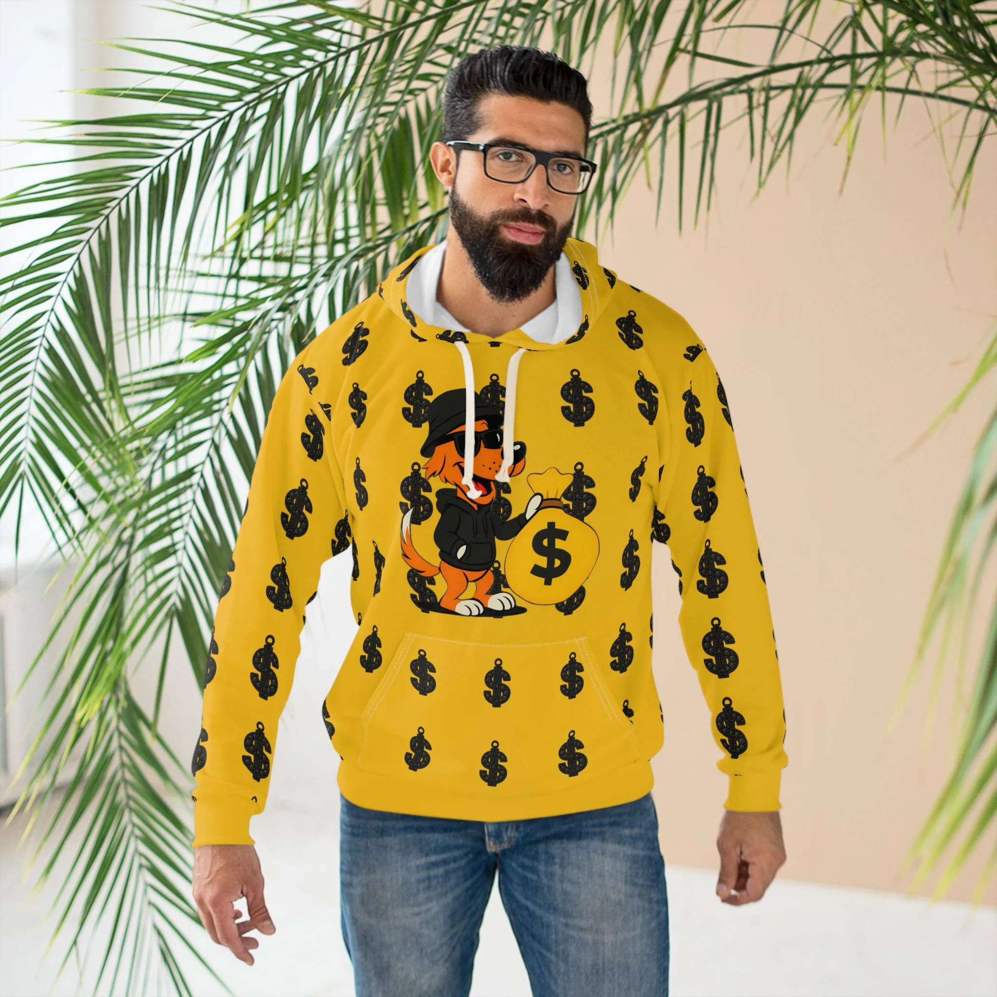 ACHEXTRA-HOODIE3 GOLD Vibrant Street Hoodie, Unisex Pullover, Streetwear, Drip Fashion, Casual Wear, Everyday Fit, Gift for the Real Ones - Image 5