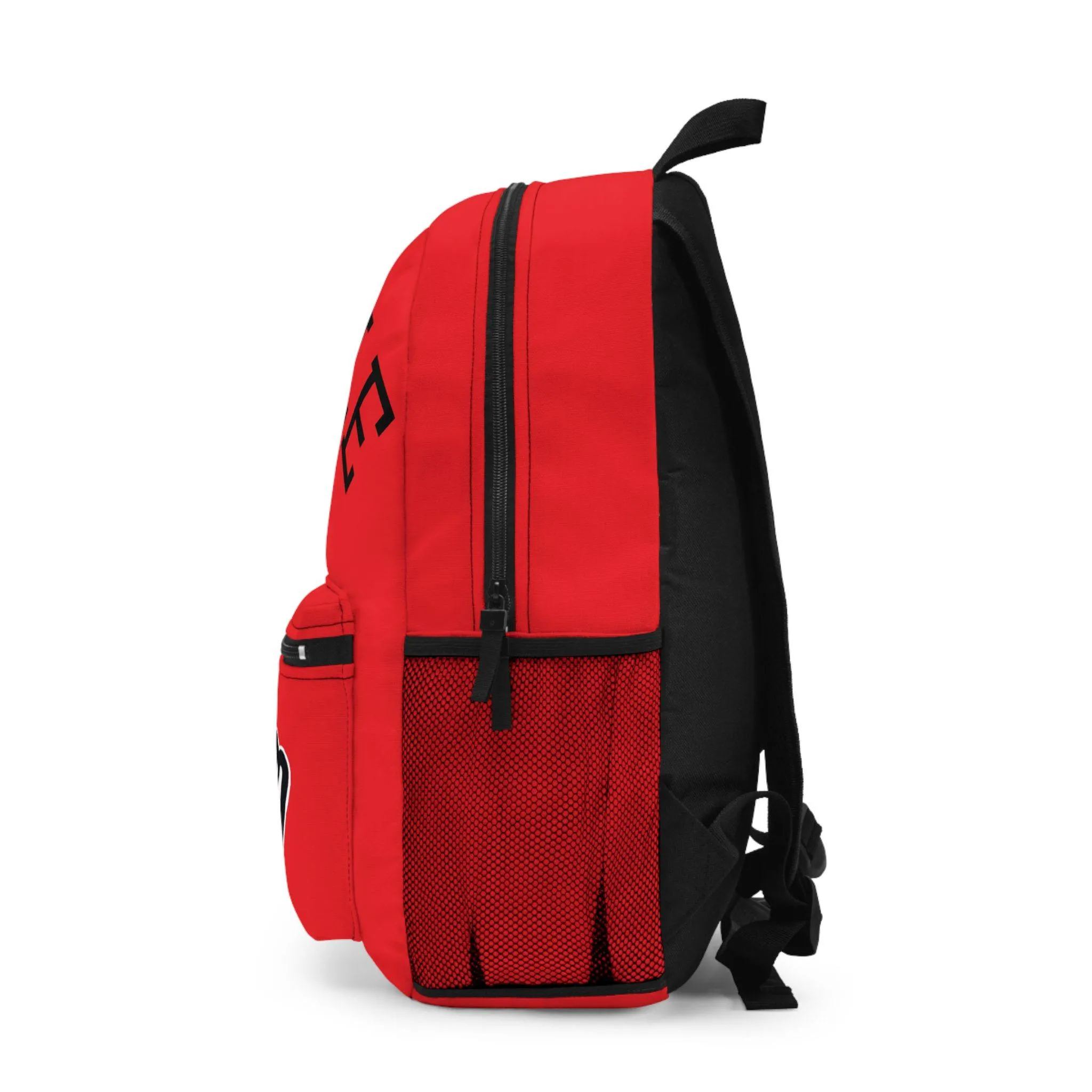 ACHBP1 RED Urban Hustle Backpack - School Book Bag, Stylish Daypack, Trendy Carry All Bag, Gym Bag for On The Go - Image 3