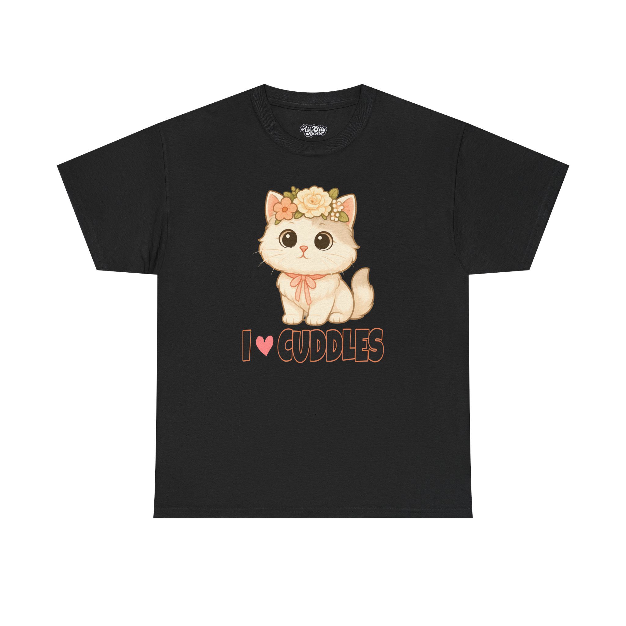 ANIMAL3 Cute Cat Humor Tee, Funny Cat Shirt, Unisex Cotton T-Shirt, Animal Lover Gift, Pet Themed Apparel, Gift for Cat Parents - Image 4