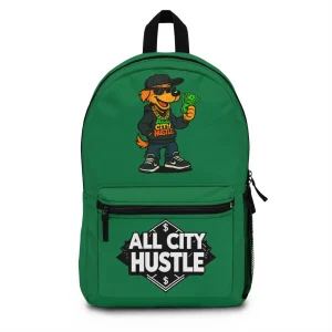 ACHBP3 GREEN Urban Hustle Backpack - School Book Bag, Stylish Daypack, Trendy Carry All Bag, Gym Bag for On The Go