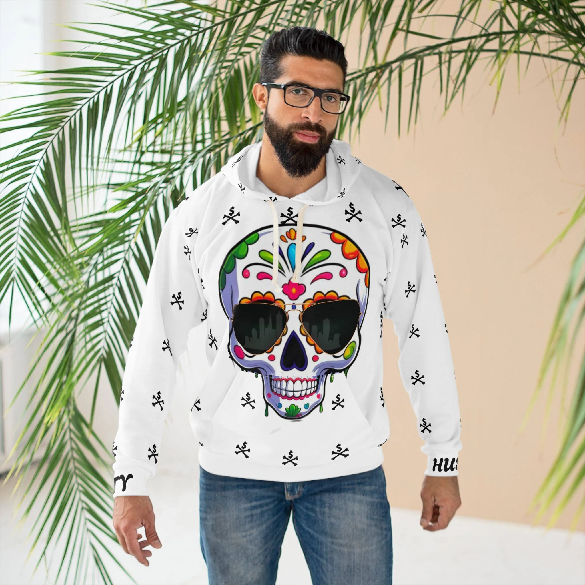 ACHEXTRA-HOODIE1 WHITE Vibrant Street Hoodie, Unisex Pullover, Streetwear, Drip Fashion, Casual Wear, Everyday Fit, Gift for the Real Ones - Image 5