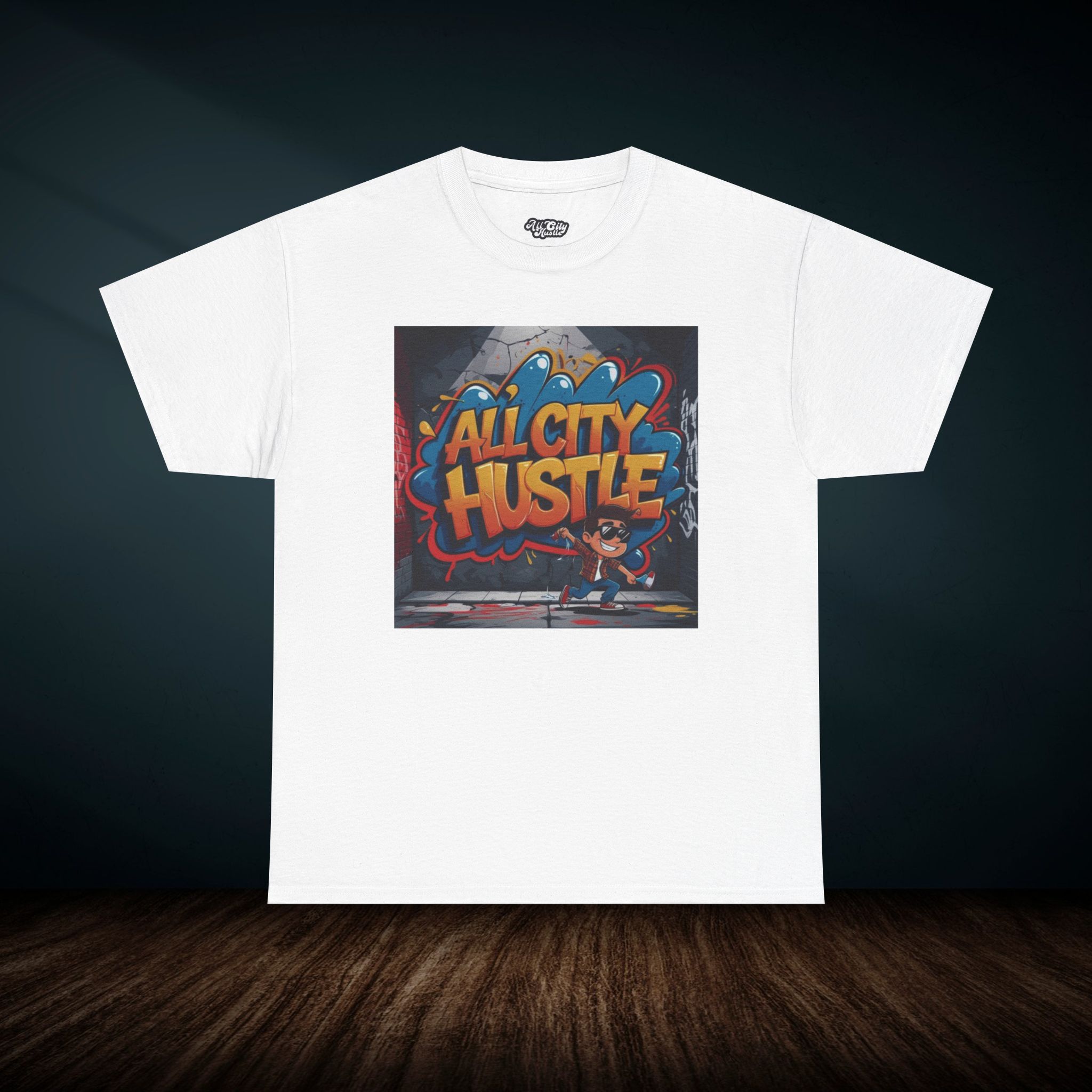 ACH5 Retro Urban Hustle T-Shirt, Unisex Graphic Tee, Casual Streetwear, Gift for Creatives, Everyday Wear, All City Hustle - Image 9