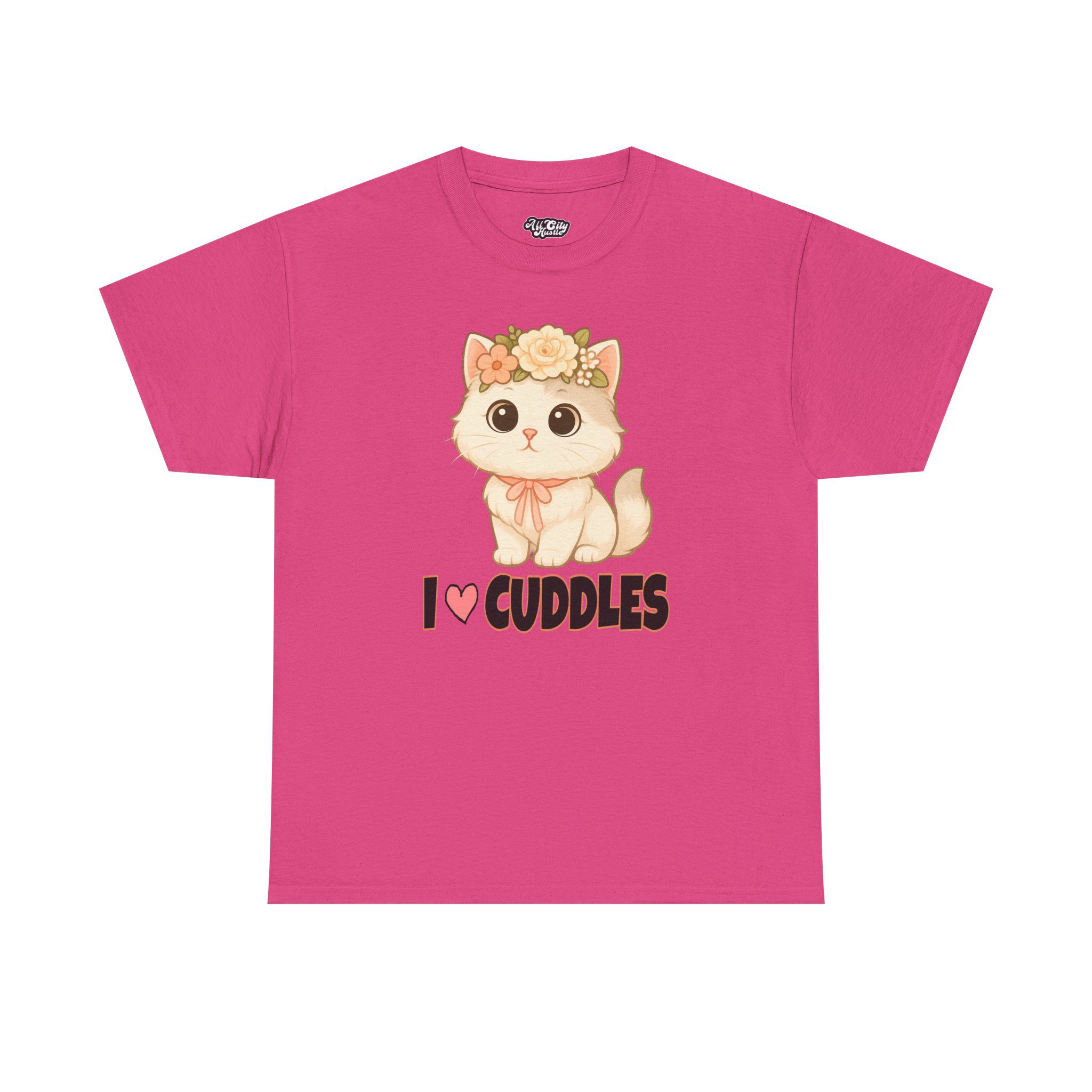 ANIMAL3 Cute Cat Humor Tee, Funny Cat Shirt, Unisex Cotton T-Shirt, Animal Lover Gift, Pet Themed Apparel, Gift for Cat Parents - Image 9