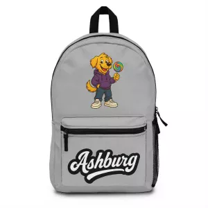 ASHBURGBP1 LIGHTGRAY Urban Hustle Backpack - School Book Bag, Stylish Daypack, Trendy Carry All Bag, Gym Bag for On The Go