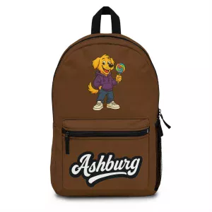 ASHBURGBP1 BROWN Urban Hustle Backpack - School Book Bag, Stylish Daypack, Trendy Carry All Bag, Gym Bag for On The Go