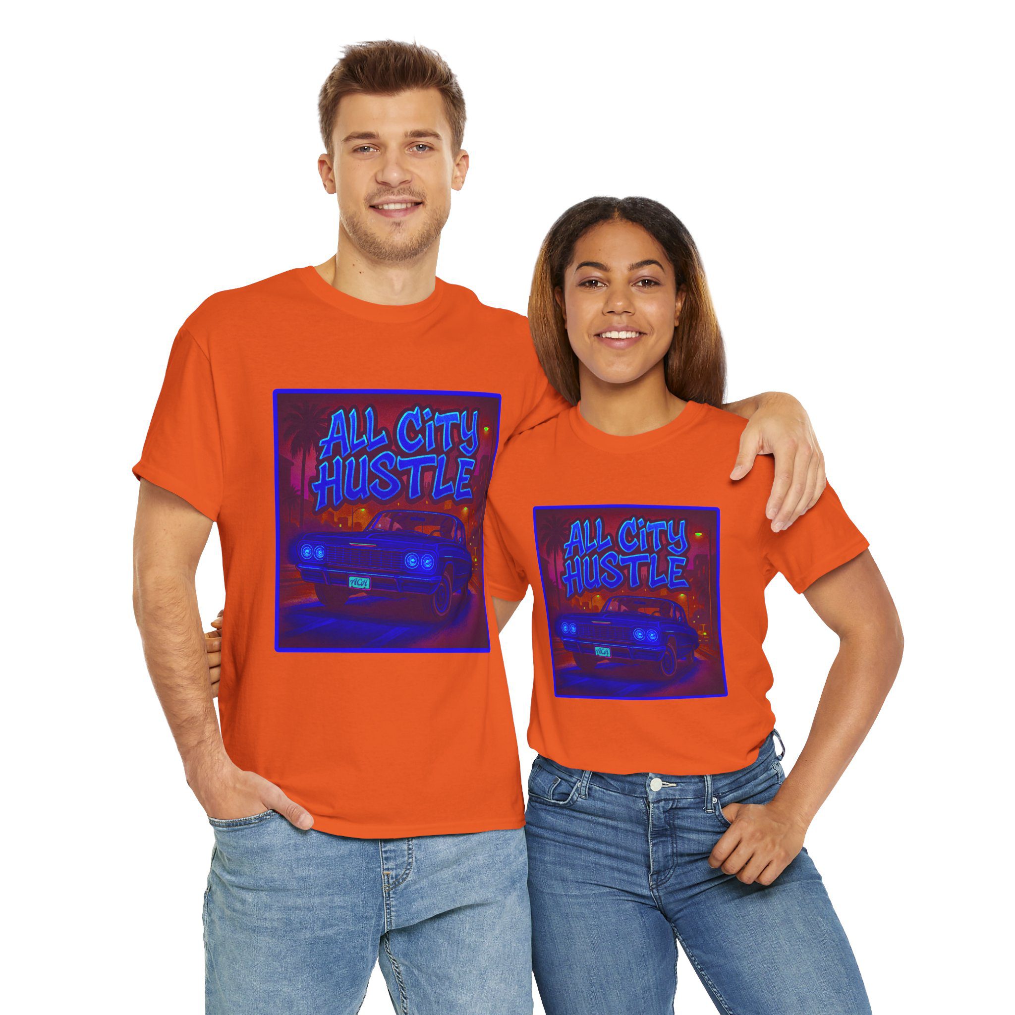 ACHLOWRIDER32 - 2 Sided Graphic Tee | Unisex Heavy Cotton Tee for Lowrider Lovers, Gifts, Retro Old School Vibes, Summer Wear, Casual Car Show Fashion - Image 9