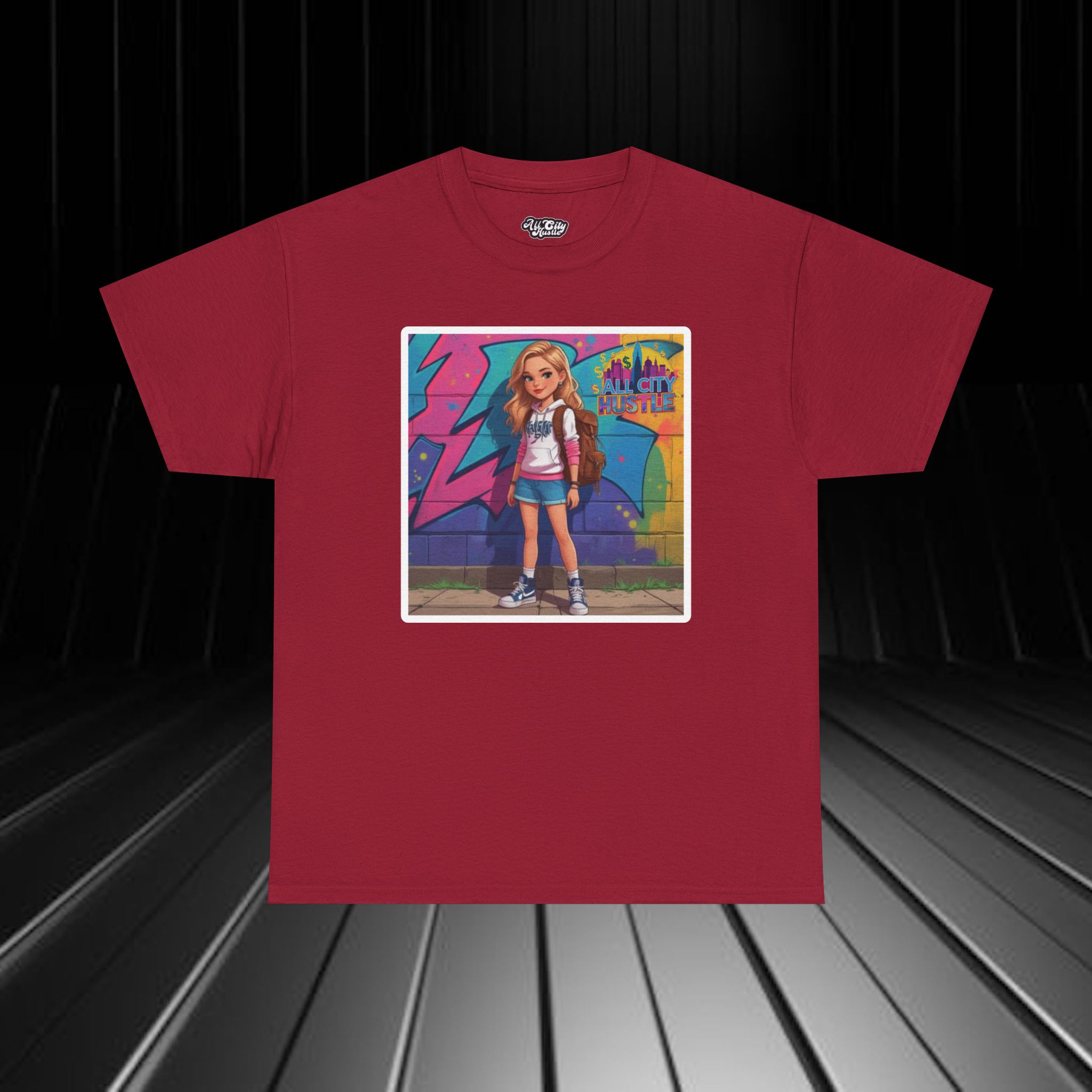 TEEN9 Unisex Heavy Cotton Tee - Teen Vibes, Everyday Wear, Perfect for Gift Giving, Youthful Vibes, Casual Wear - Image 2