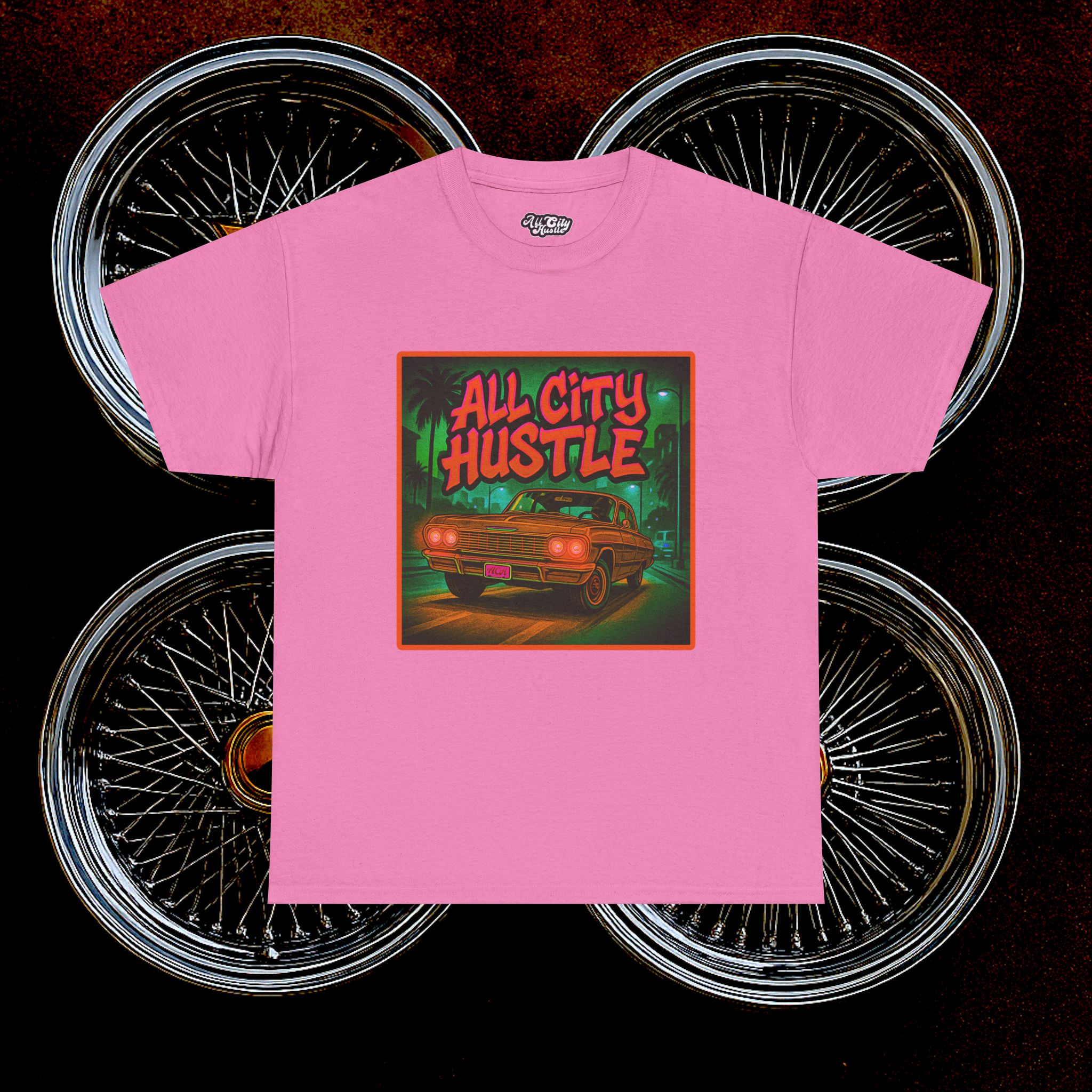 ACHLOWRIDER33 - 2 Sided Graphic Tee | Unisex Heavy Cotton Tee for Lowrider Lovers, Gifts, Retro Old School Vibes, Summer Wear, Casual Car Show Fashion - Image 19