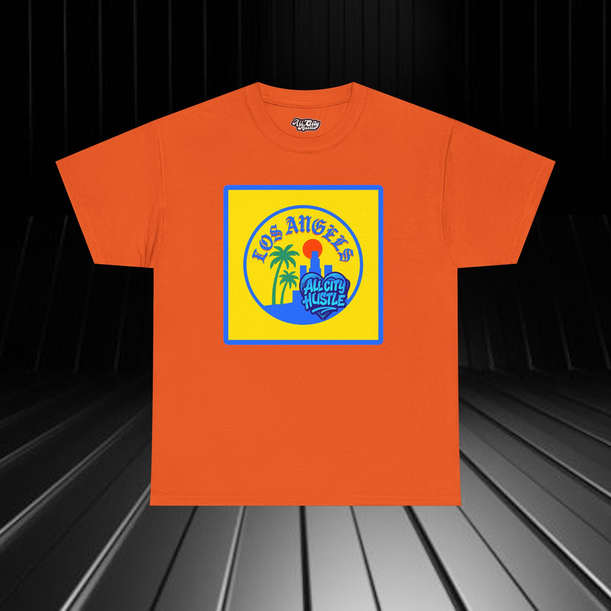 ACHLA3 Los Angeles Unisex Heavy Cotton Tee, Vintage LA Shirt, California T-Shirt, Beachwear, Summer Casual Tee Shirt - Image 6