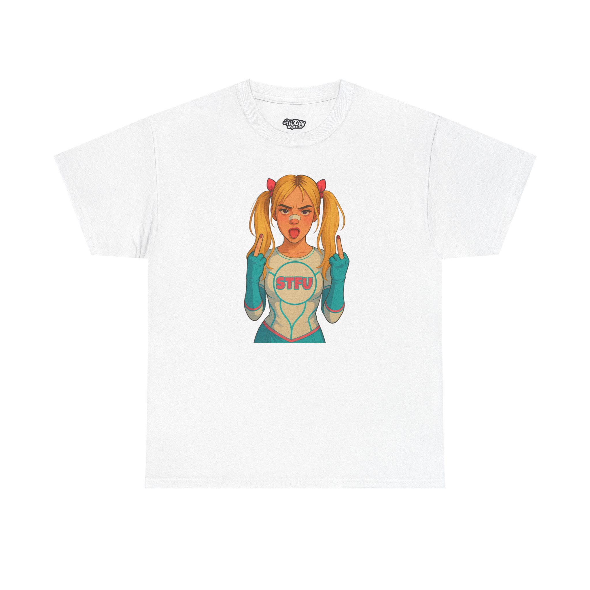 STFU8 Superhero Inspired Unisex Heavy Cotton Tee, Graphic Tee for Comic Lovers, Casual Wear, Birthday Gift, Gift for Friends - Image 11