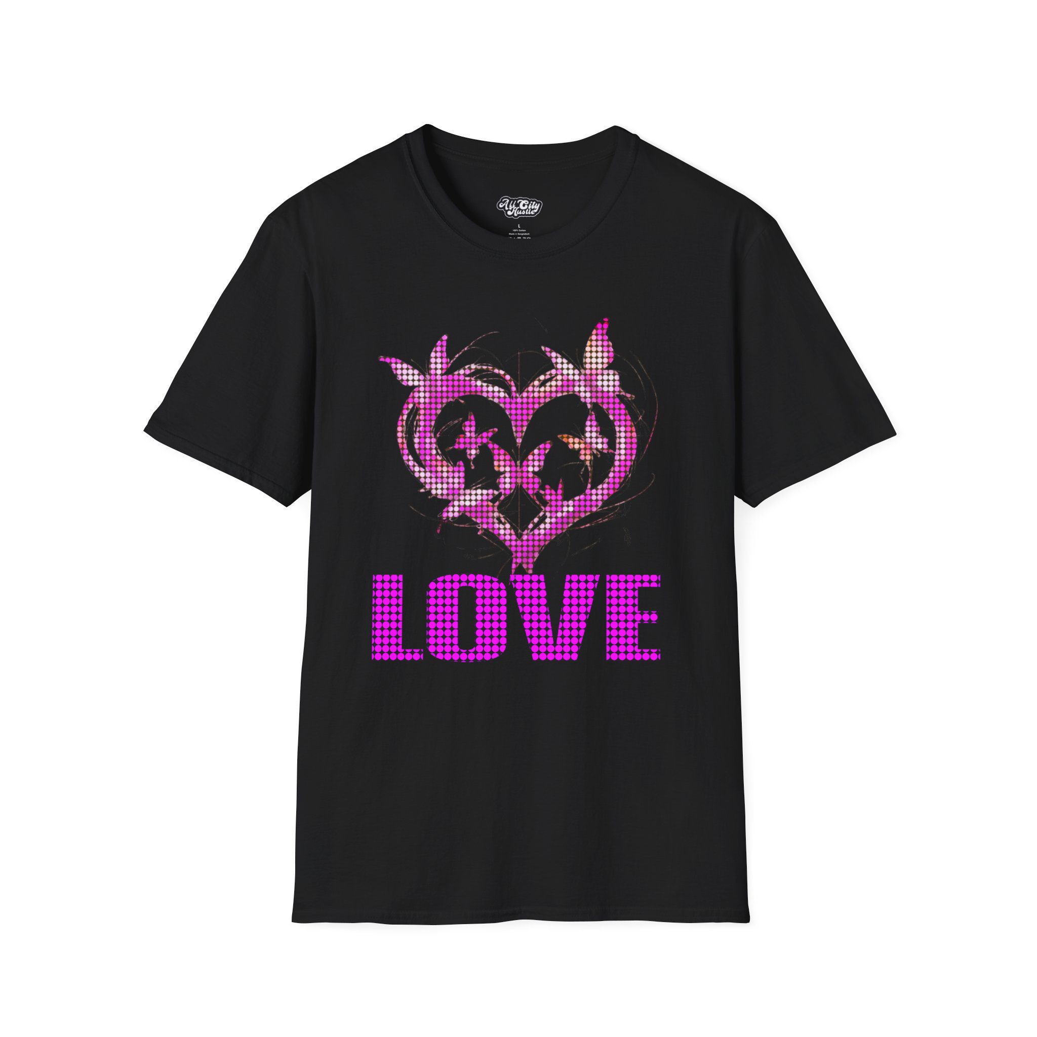 Romantic Heart Love ART1 T-Shirt | Cute Graphic Tee for Couples, Gifts for Her, Valentine's Day, Anniversary, Everyday Wear - Image 7