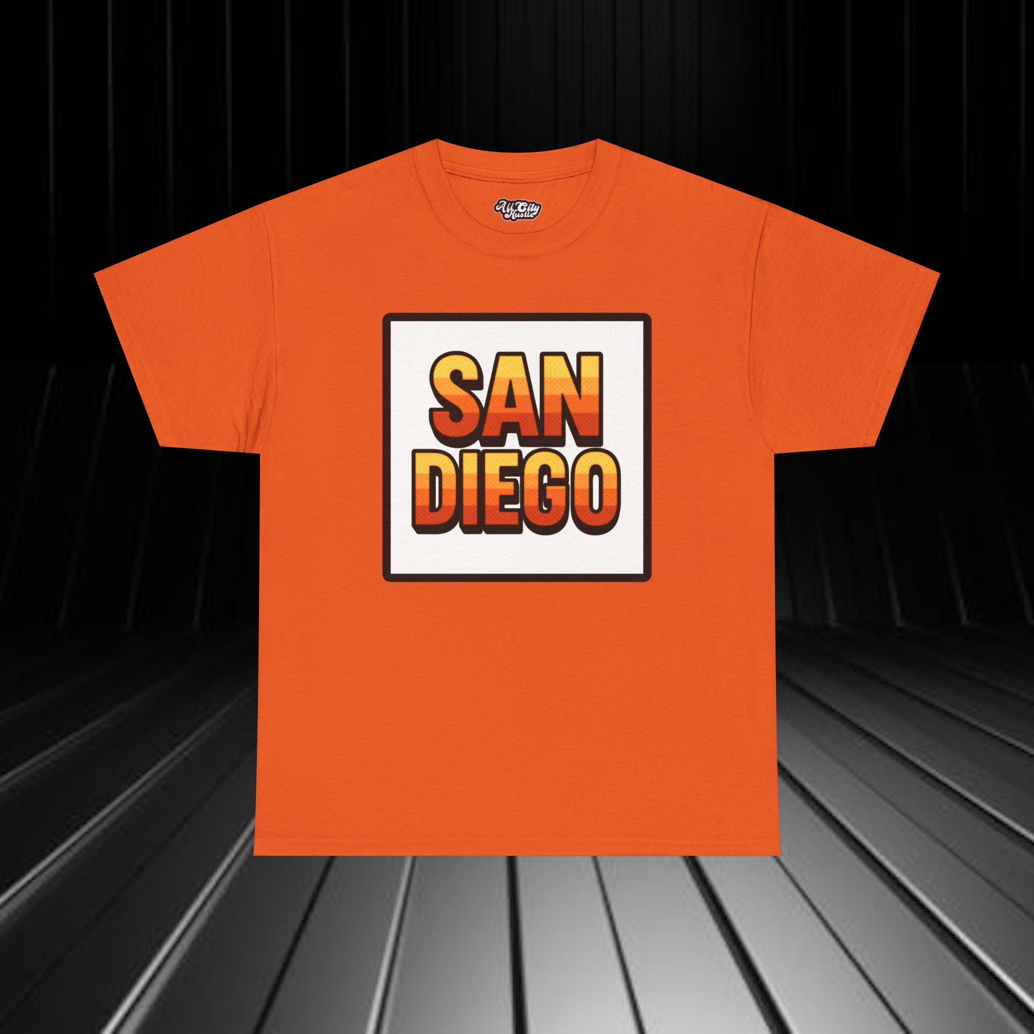 ACHSANDIEGO3 San Diego Unisex Heavy Cotton Tee, Vintage SD Shirt, California T-Shirt, Beachwear, Summer Casual Tee Shirt - Image 6