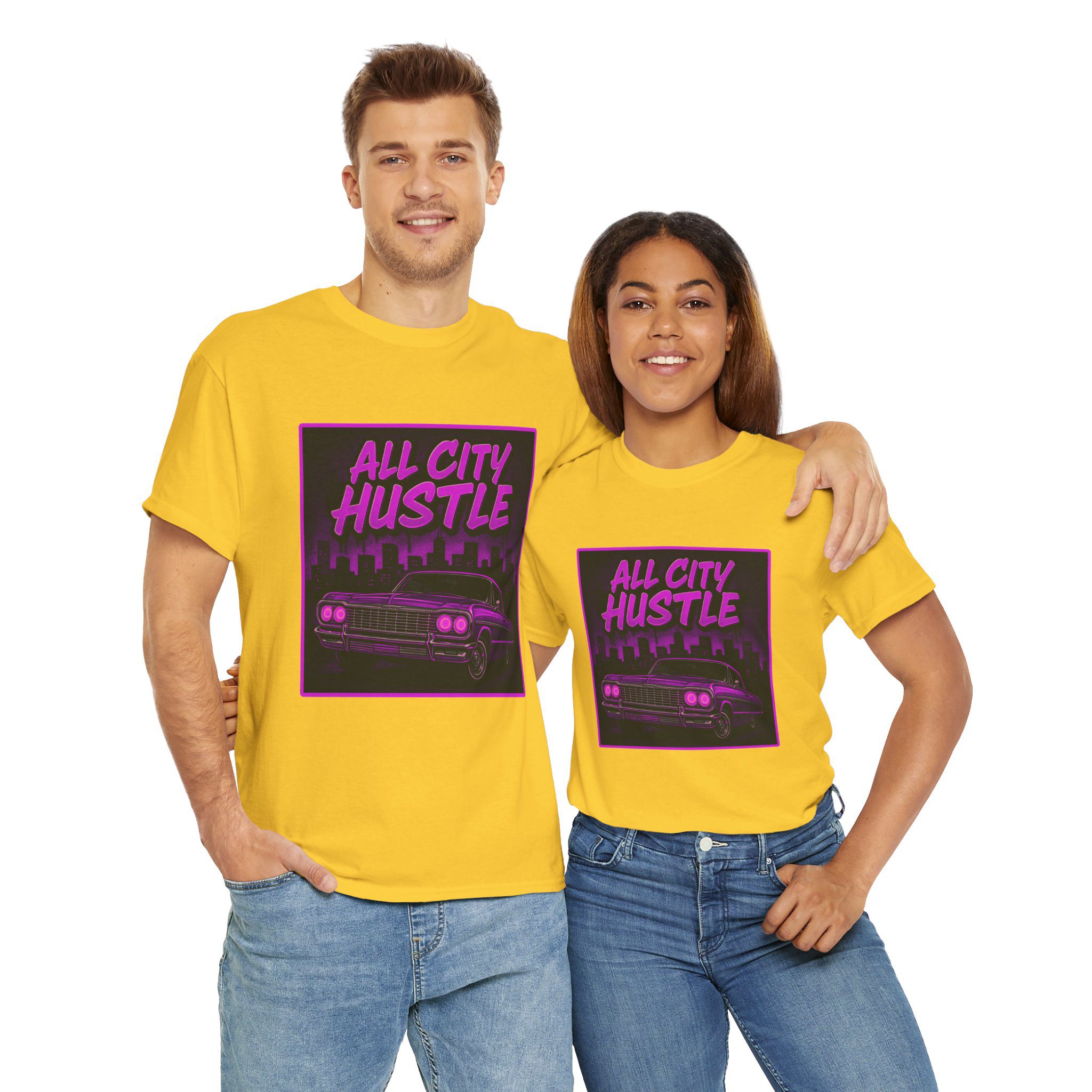 ACHLOWRIDER9 - 2 Sided Graphic Tee | Unisex Heavy Cotton Tee for Lowrider Lovers, Gifts, Retro Old School Vibes, Summer Wear, Casual Car Show Fashion - Image 12