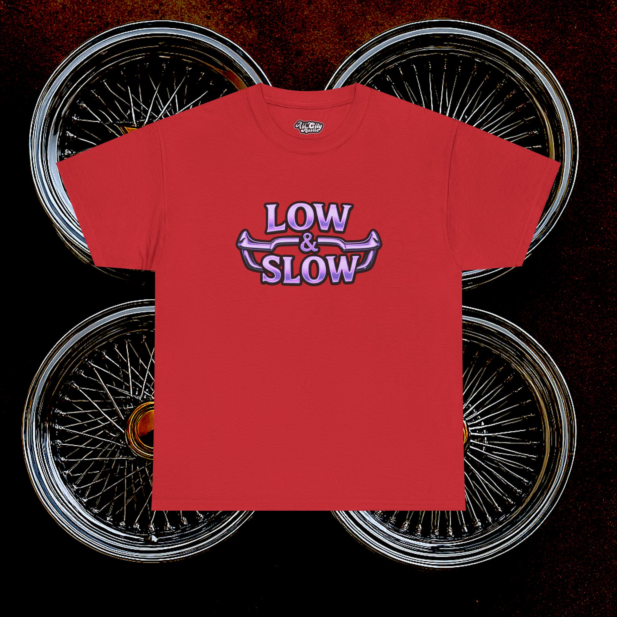 ACHLOWRIDER26 - 2 Sided Graphic Tee | Unisex Heavy Cotton Tee for Lowrider Lovers, Gifts, Retro Old School Vibes, Summer Wear, Casual Car Show Fashion - Image 7