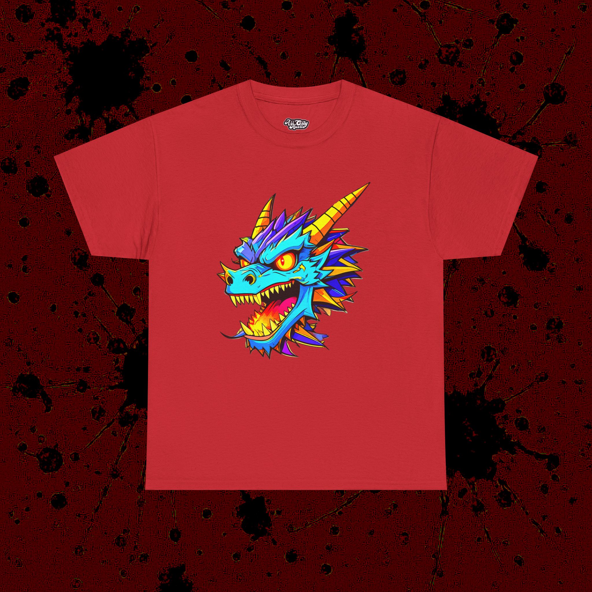 MONSTER4 Unisex Heavy Cotton Tee | Cool Casual Wear, Perfect for Horror Fans, Gift for Kids, Unique Graphic T-Shirt, Fun Dark Theme - Image 10