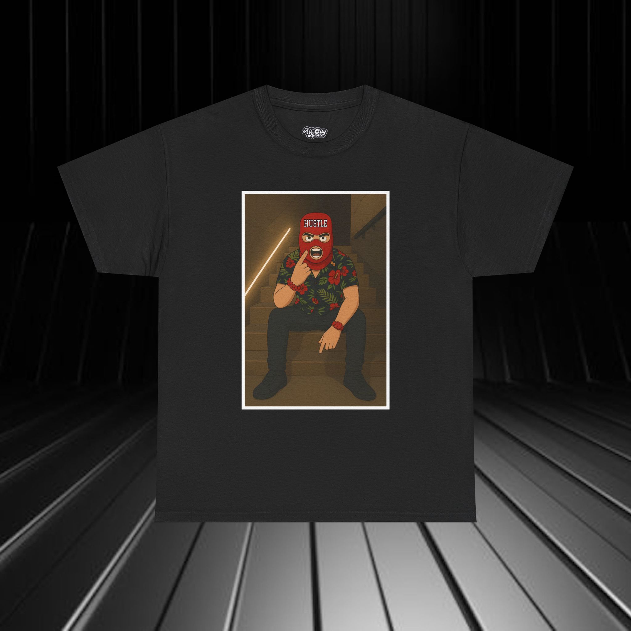 GANGSTER29 City Hood Inspired Unisex Heavy Cotton Tee, Graphic Tee for Comic Lovers, Casual Wear, Birthday Gift, Gift for Friends - Image 4