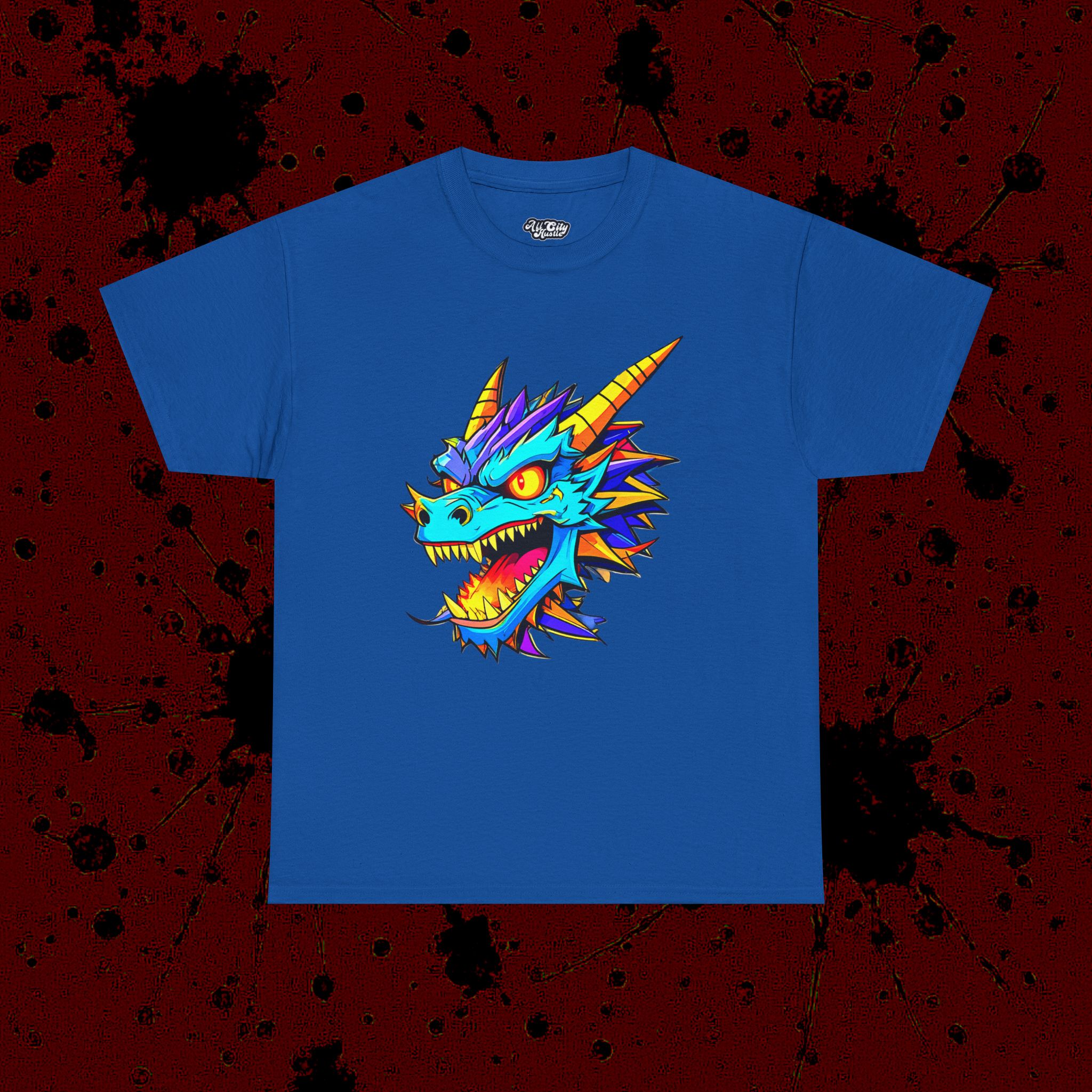 MONSTER4 Unisex Heavy Cotton Tee | Cool Casual Wear, Perfect for Horror Fans, Gift for Kids, Unique Graphic T-Shirt, Fun Dark Theme - Image 8