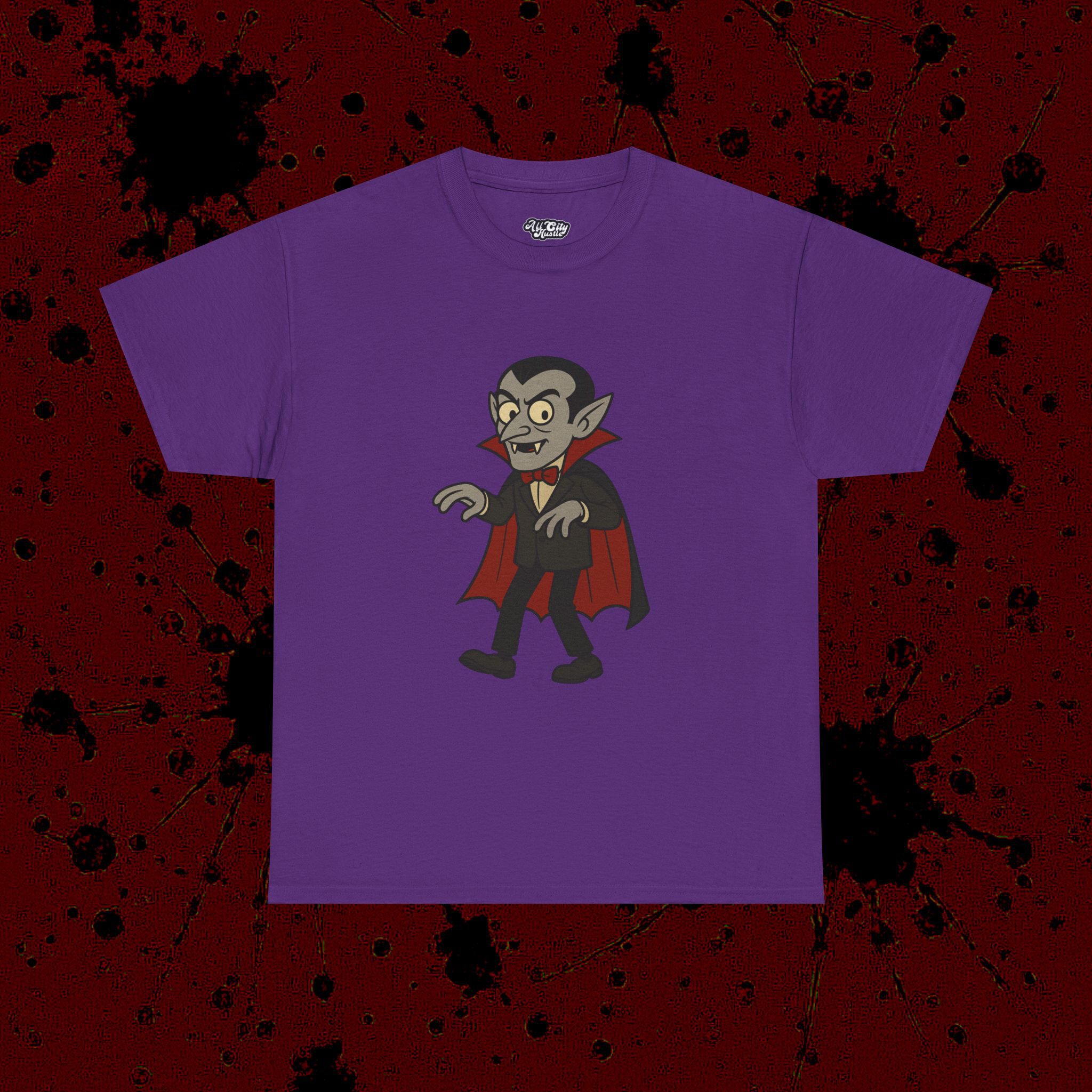 MONSTER6 Unisex Heavy Cotton Tee | Cool Casual Wear, Perfect for Horror Fans, Gift for Kids, Unique Graphic T-Shirt, Fun Dark Theme - Image 3