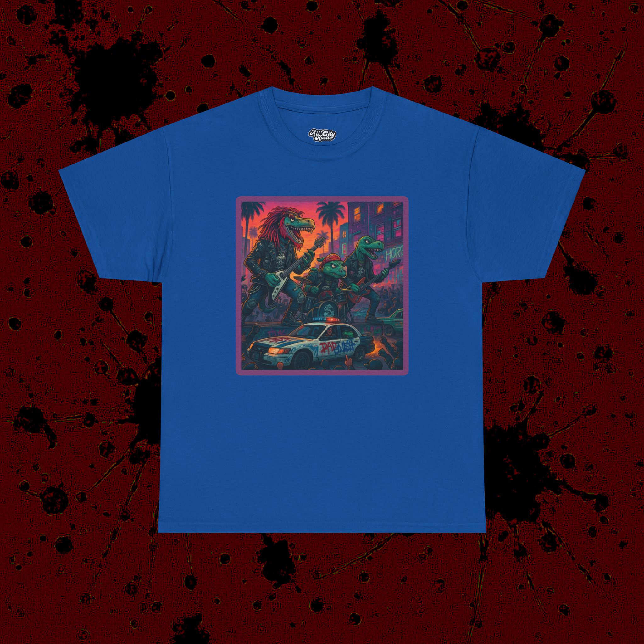 MONSTER2 Unisex Heavy Cotton Tee | Cool Casual Wear, Perfect for Horror Fans, Gift for Kids, Unique Graphic T-Shirt, Fun Dark Theme - Image 8