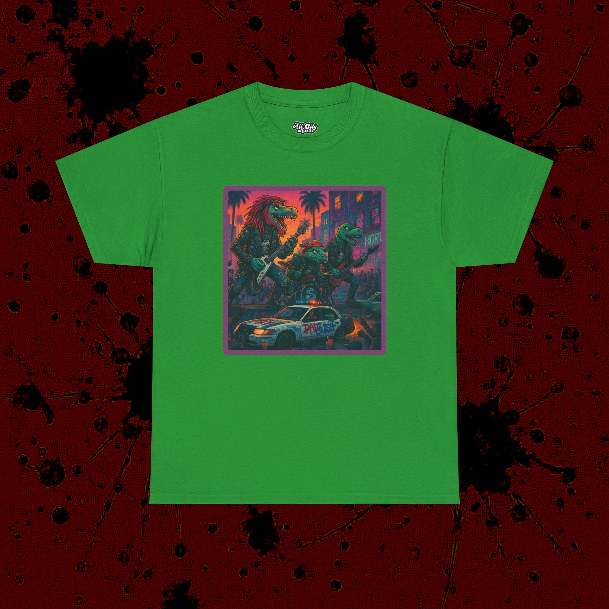 MONSTER2 Unisex Heavy Cotton Tee | Cool Casual Wear, Perfect for Horror Fans, Gift for Kids, Unique Graphic T-Shirt, Fun Dark Theme - Image 5