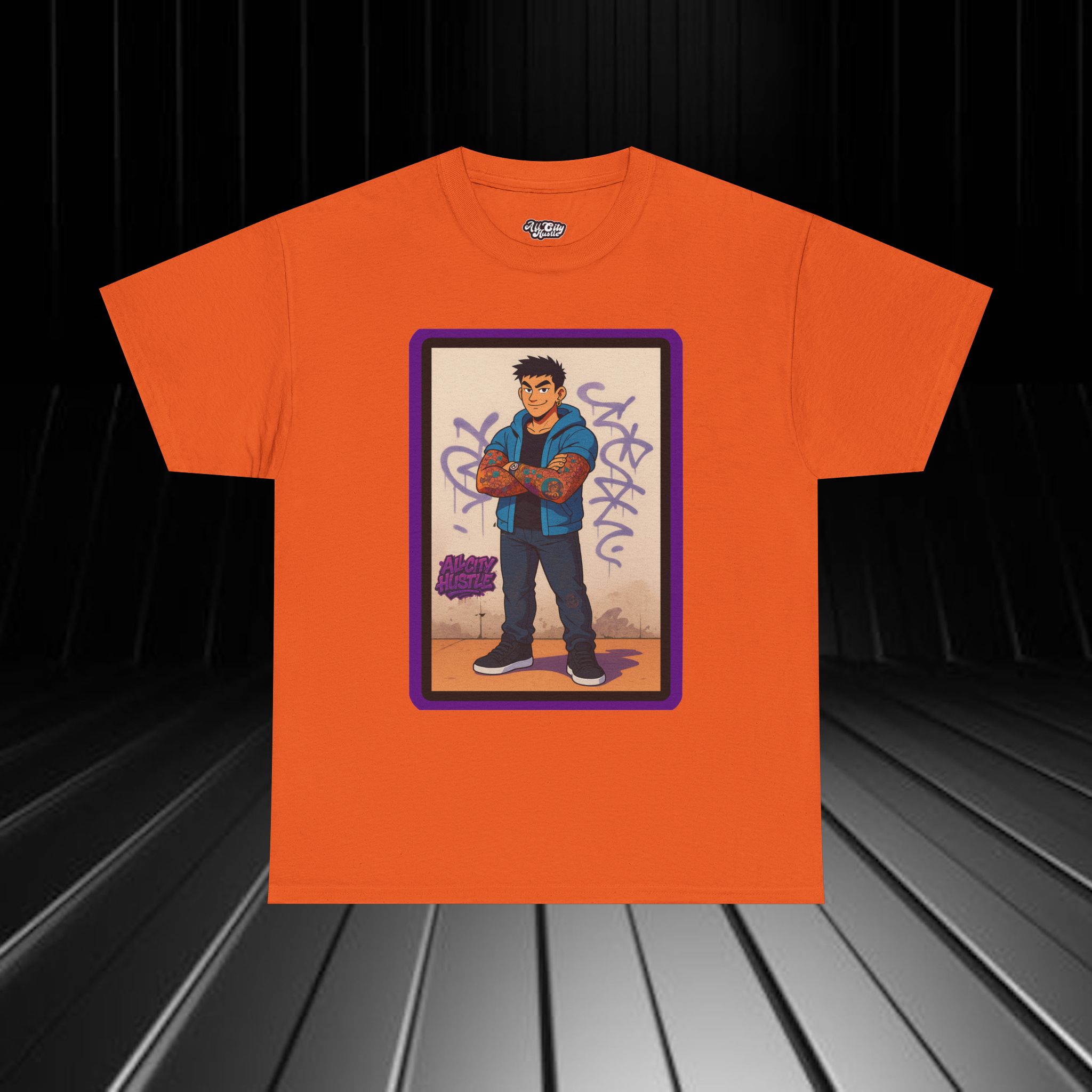 MEN4 City life Inspired Unisex Heavy Cotton Tee, Life Success Graphic Tee for Comic Lovers, Casual Wear, Birthday Gift, Gift for Friends - Image 6