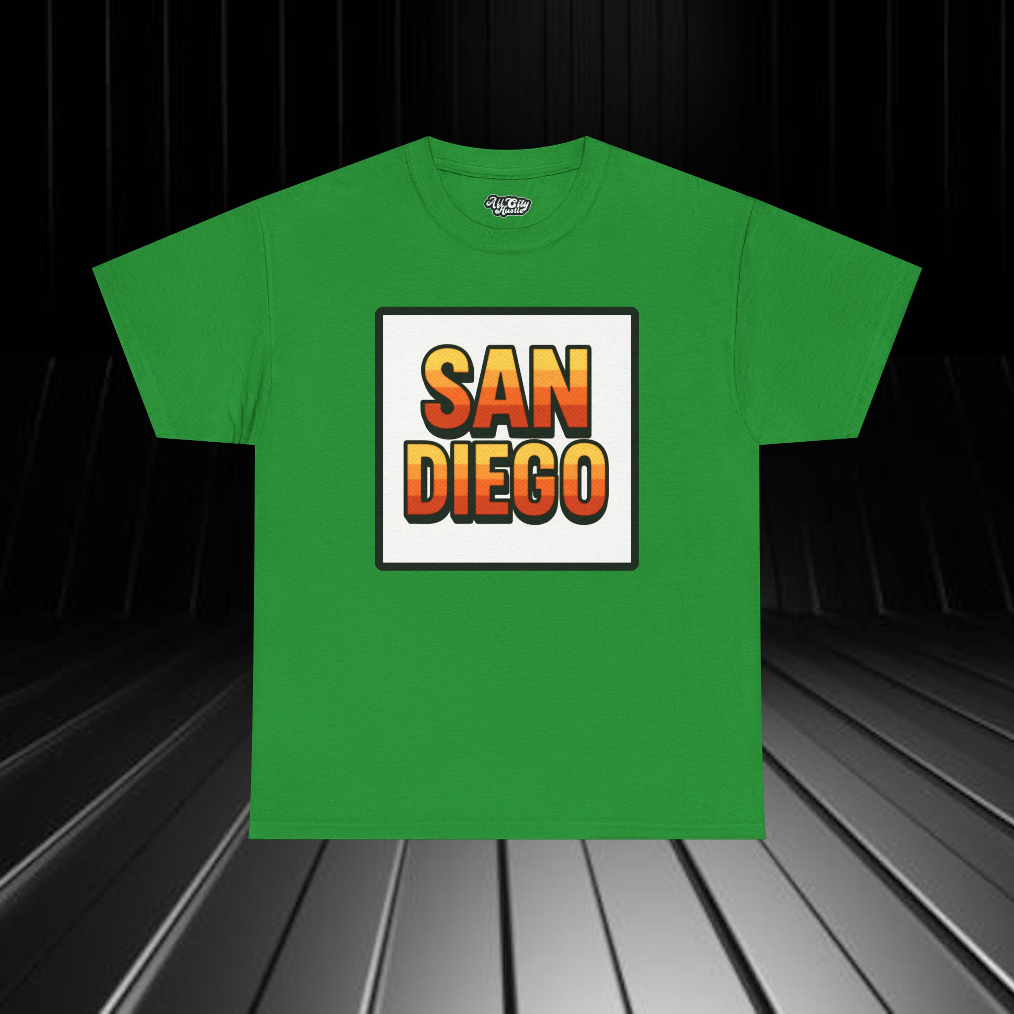 ACHSANDIEGO3 San Diego Unisex Heavy Cotton Tee, Vintage SD Shirt, California T-Shirt, Beachwear, Summer Casual Tee Shirt - Image 5