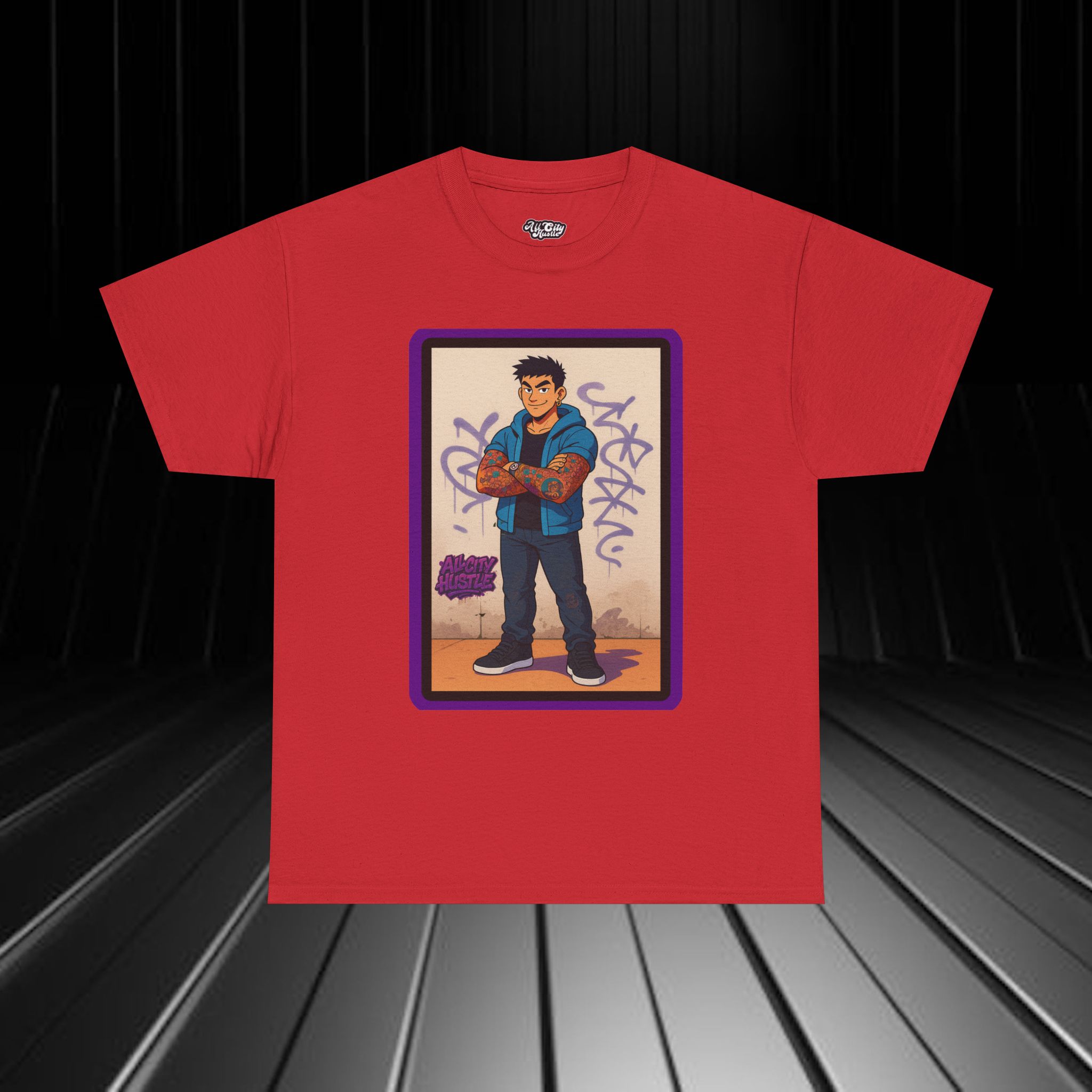 MEN4 City life Inspired Unisex Heavy Cotton Tee, Life Success Graphic Tee for Comic Lovers, Casual Wear, Birthday Gift, Gift for Friends - Image 10