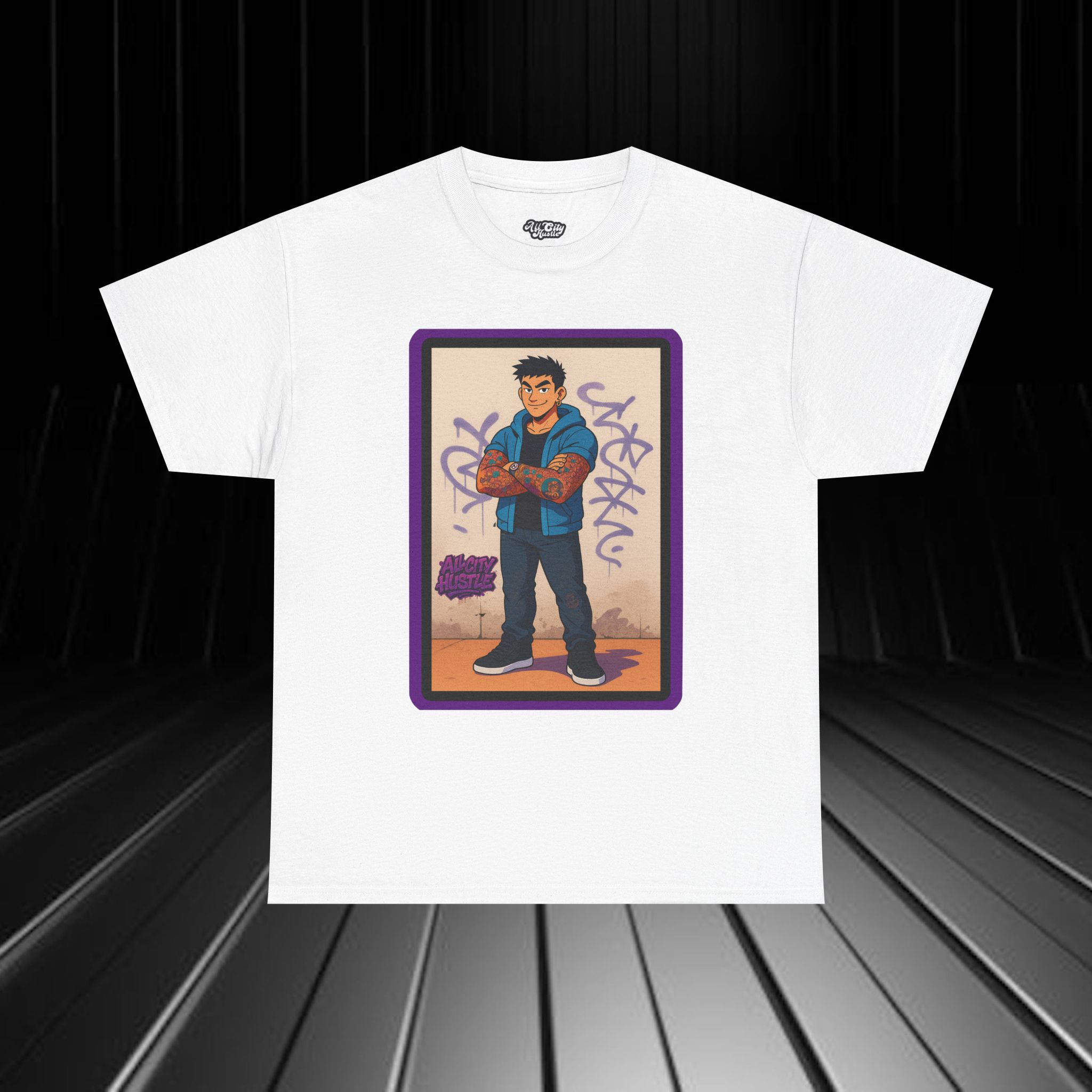 MEN4 City life Inspired Unisex Heavy Cotton Tee, Life Success Graphic Tee for Comic Lovers, Casual Wear, Birthday Gift, Gift for Friends - Image 11