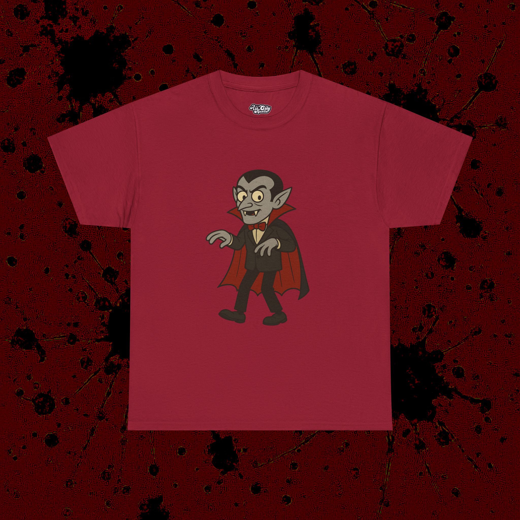 MONSTER6 Unisex Heavy Cotton Tee | Cool Casual Wear, Perfect for Horror Fans, Gift for Kids, Unique Graphic T-Shirt, Fun Dark Theme - Image 2