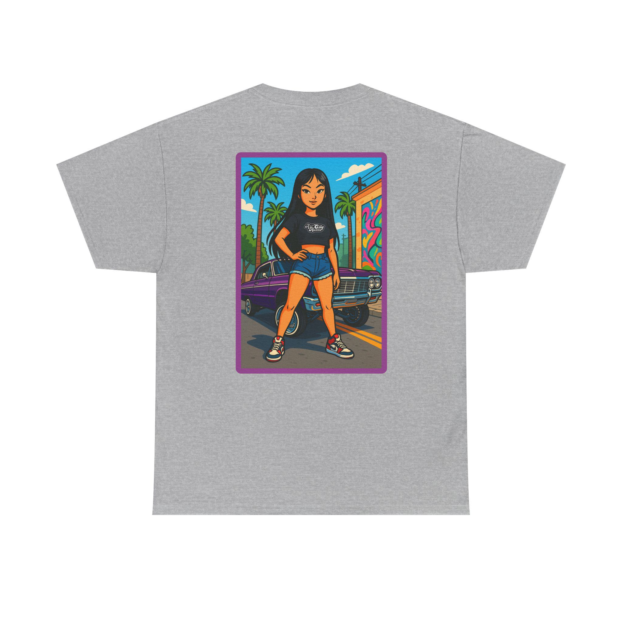 ACHLOWRIDER26 - 2 Sided Graphic Tee | Unisex Heavy Cotton Tee for Lowrider Lovers, Gifts, Retro Old School Vibes, Summer Wear, Casual Car Show Fashion - Image 35