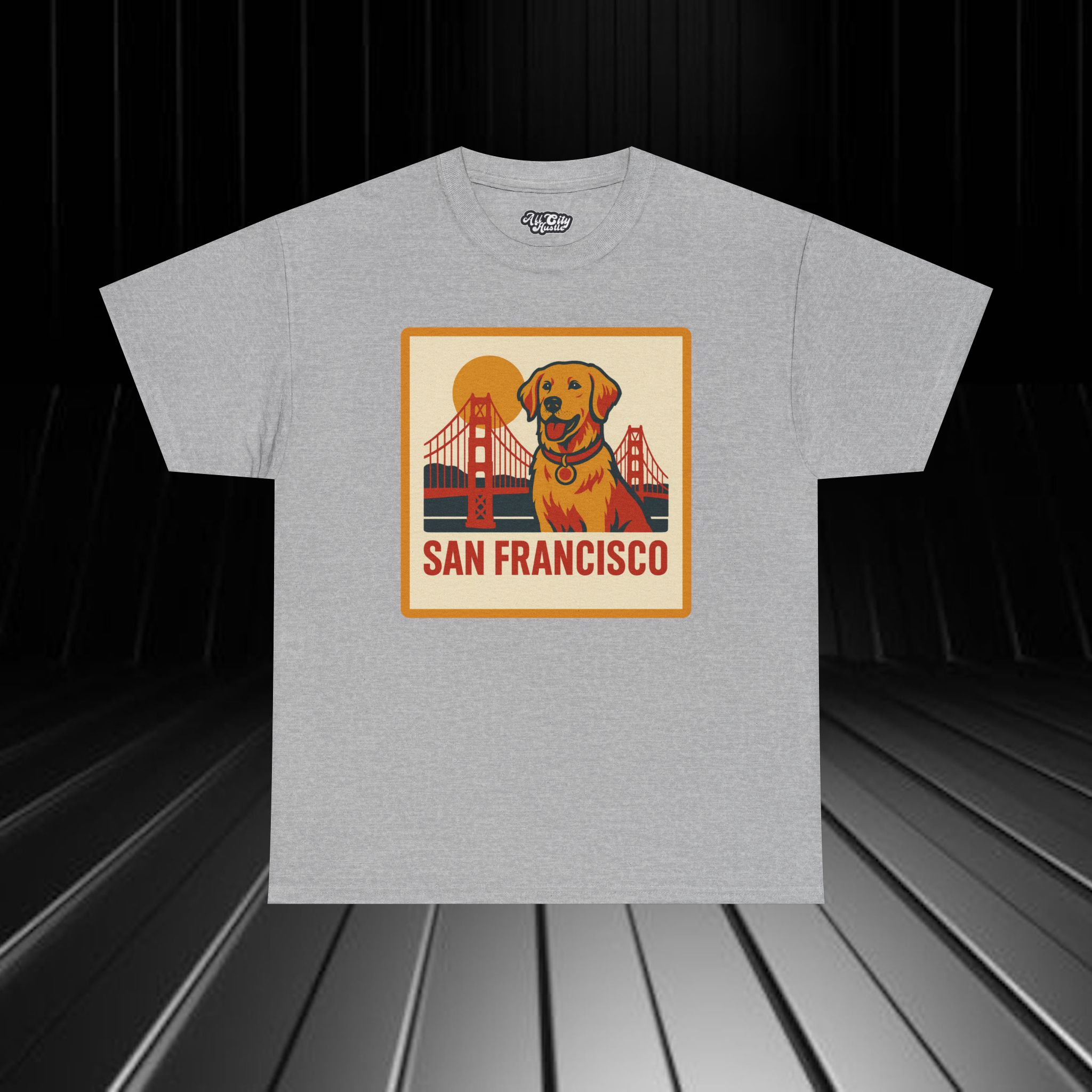 ACHSANFRANCISCO2 San Fran Unisex Heavy Cotton Tee, Vintage SF Shirt, California T-Shirt, Beachwear, Summer Casual Tee Shirt - Image 12