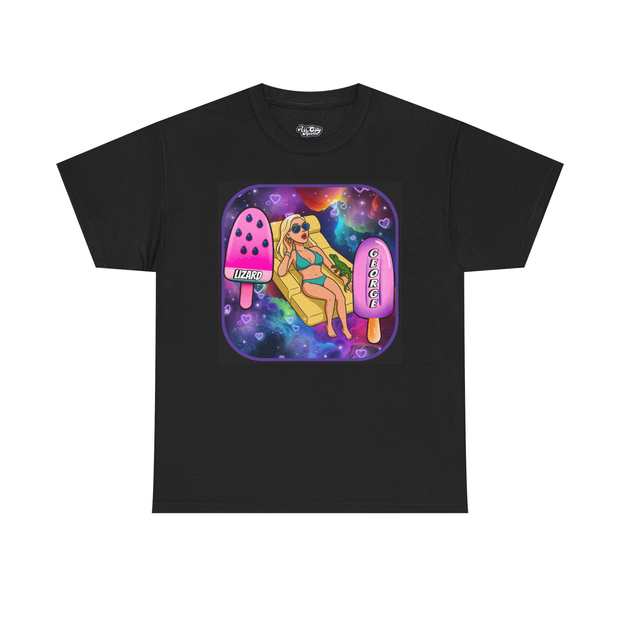 STFU2 Cosmic Summer Vibes Tee, Chill T-shirt, Vacation Shirt, Retro Graphic Tee, Pool Party Apparel, Perfect for Hot Days - Image 4